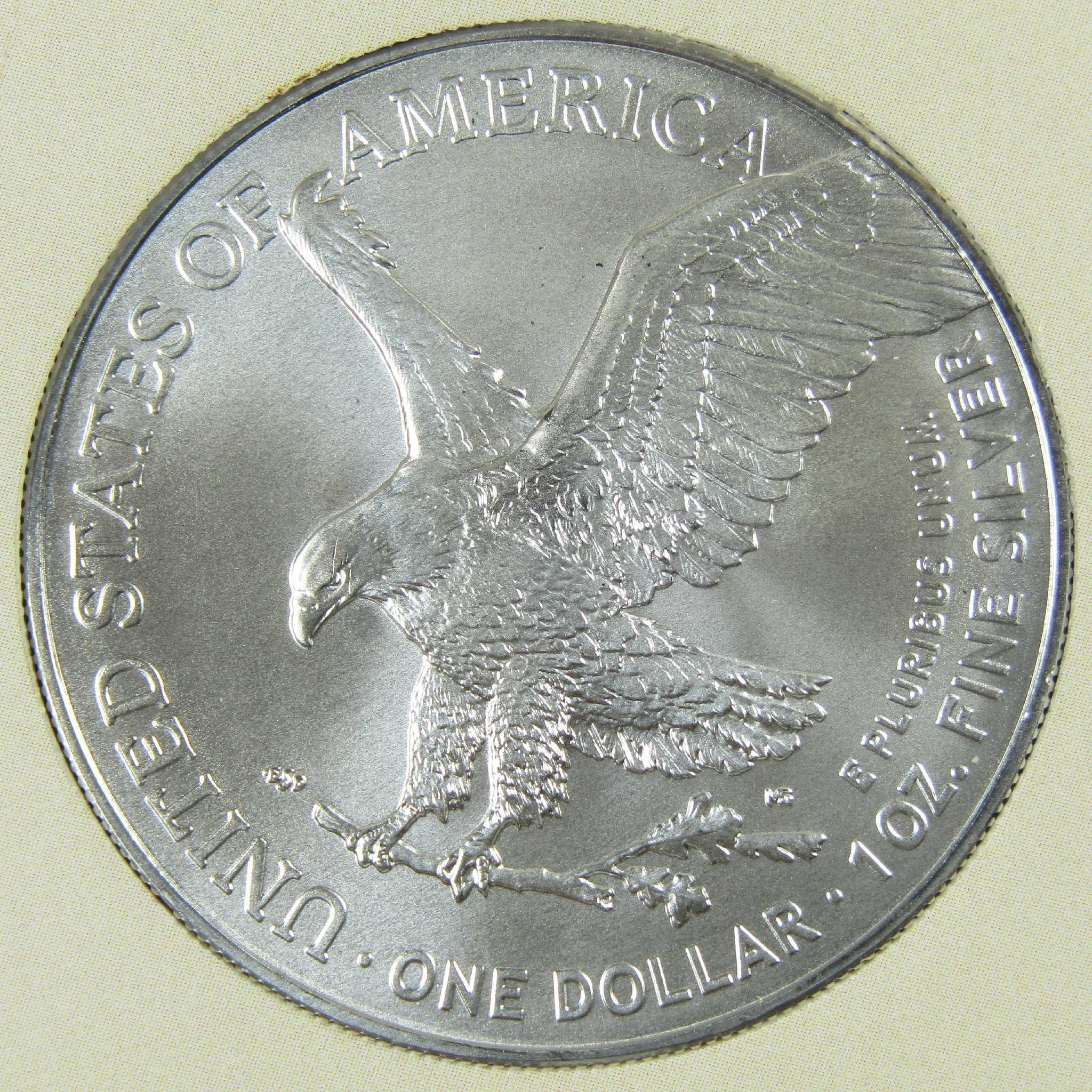 2026 American Silver Eagle Uncirculated Coin with Welcome Baby Holder