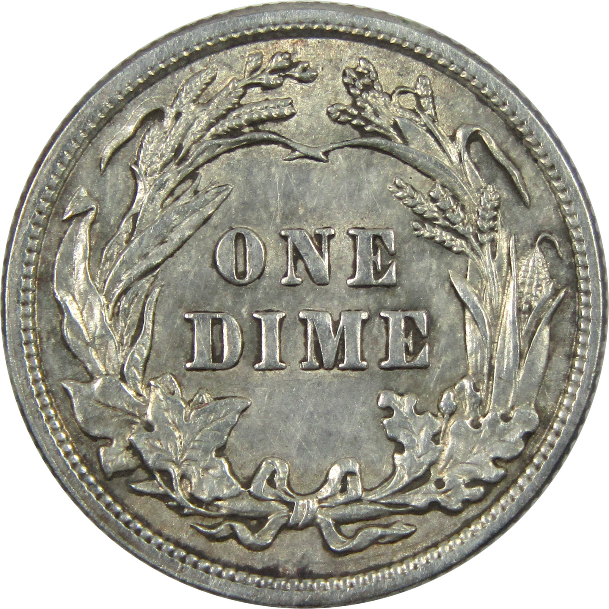 1912 Barber Dime AU About Uncirculated Silver 10c Coin SKU:I14062