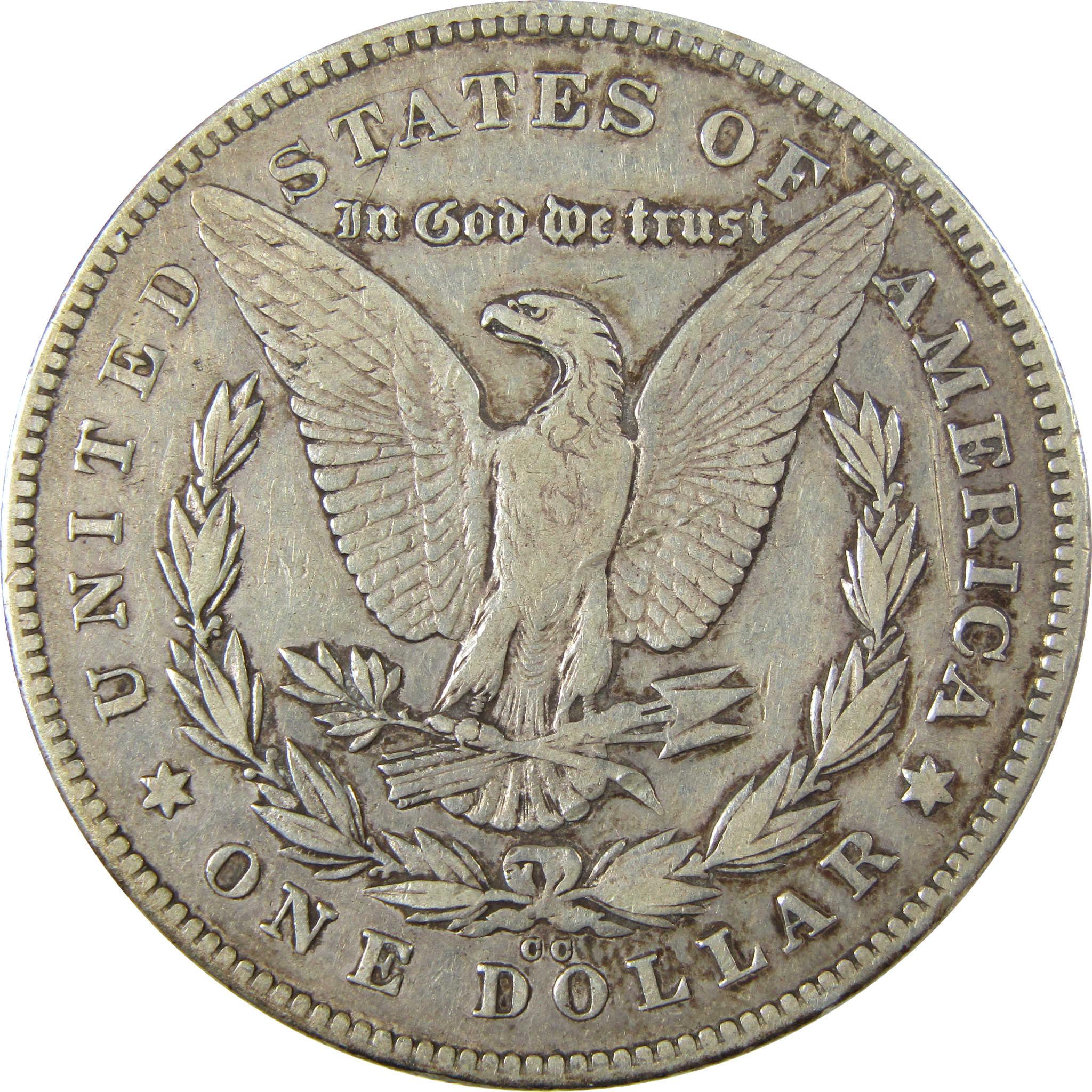 1878 CC Morgan Silver Dollar VF Very Fine $1 Coin SKU:CP1386 - Morgan coin - Morgan silver dollar - Morgan silver dollar for sale - Profile Coins & Collectibles