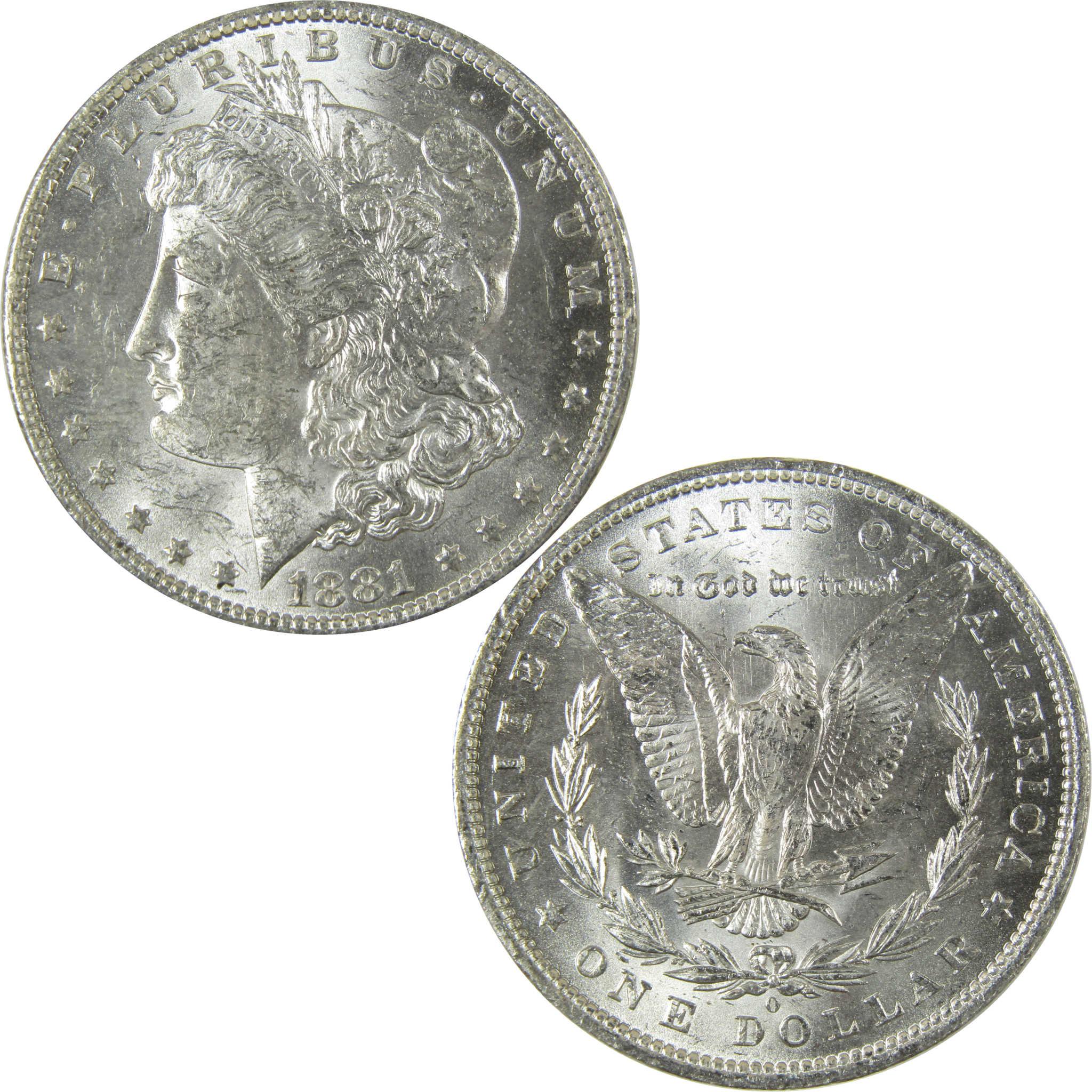 1881 O Morgan Silver Dollar Uncirculated Mint State $1 Coin SKU:I27719 - Morgan coin - Morgan silver dollar - Morgan silver dollar for sale - Profile Coins & Collectibles