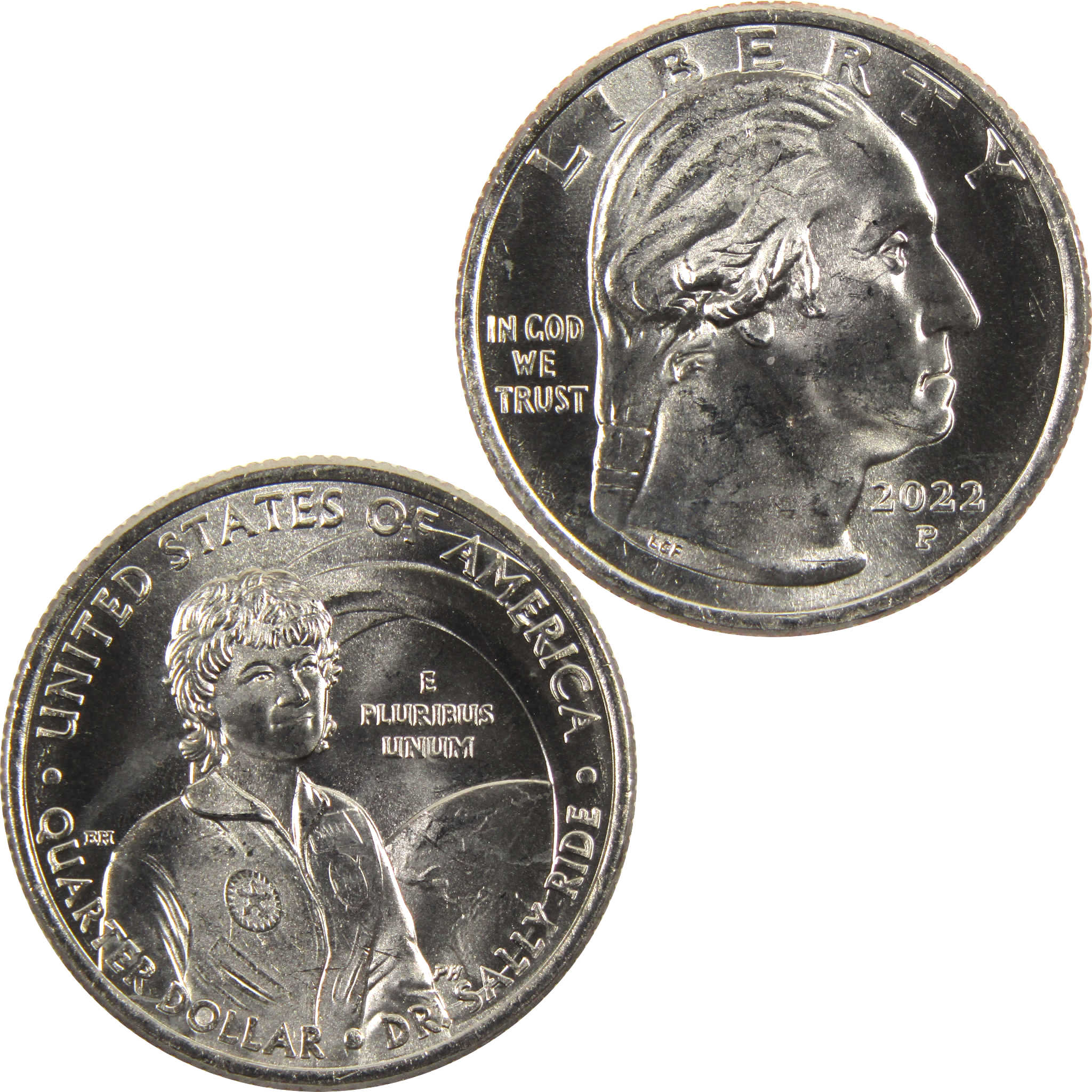 2022 P Sally Ride American Women Quarter BU Uncirculated Clad 25c Coin