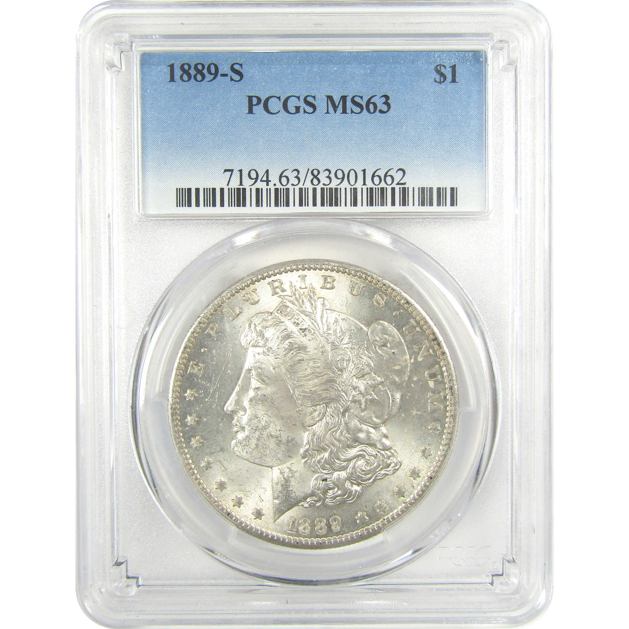 1889 S Morgan Dollar MS 63 PCGS Silver Uncirculated $1 Coin SKU:I19922 - Morgan coin - Morgan silver dollar - Morgan silver dollar for sale - Profile Coins & Collectibles