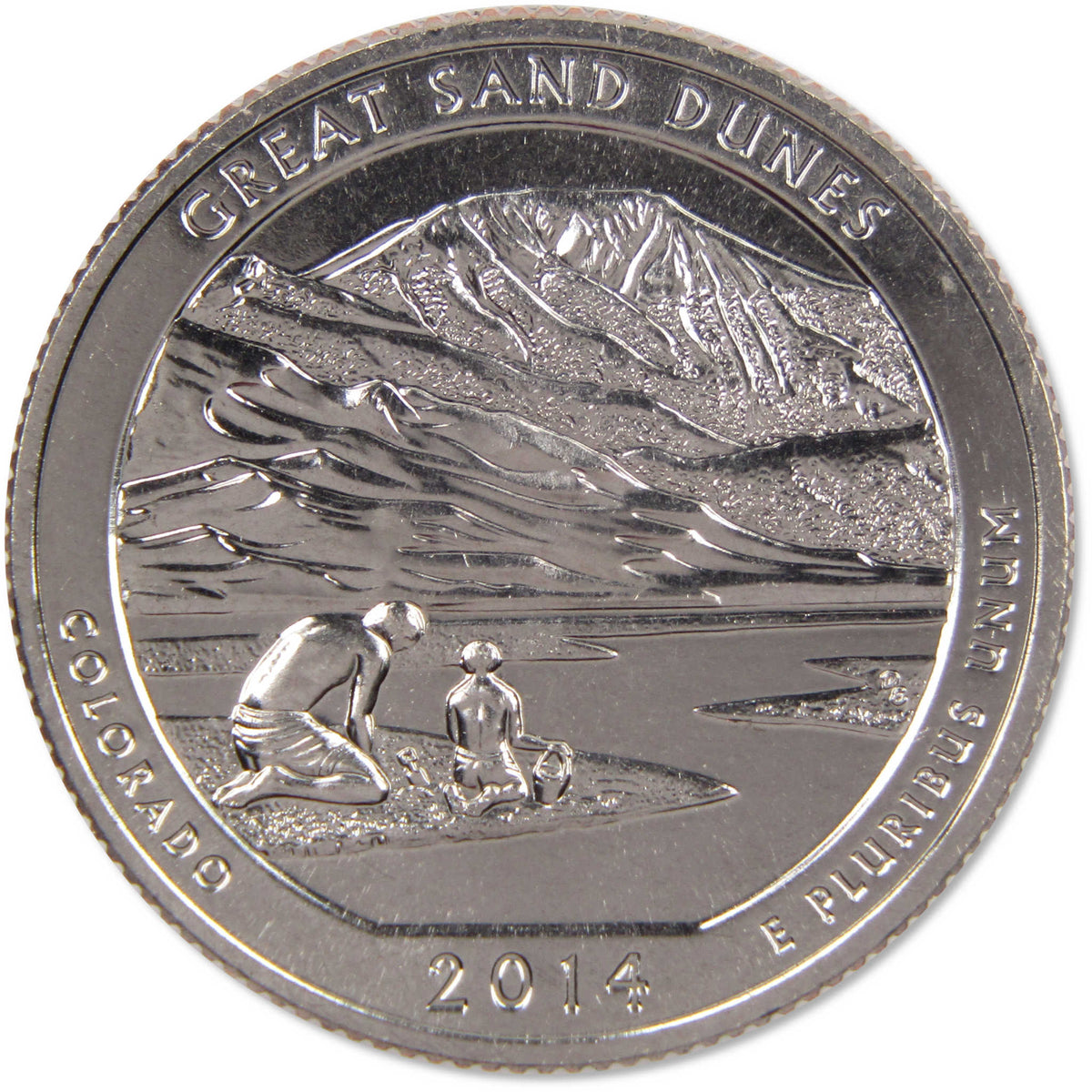 2014 S Quarter 5 Coin Set Clad Uncirculated Mint State 25c Collectible