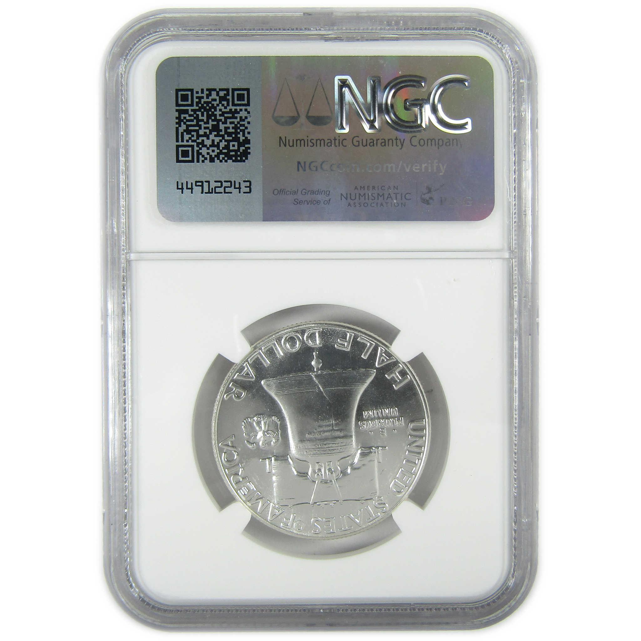 1955 Franklin Silver Half Dollar PF 68 NGC Proof 50c Coin SKU:I27412