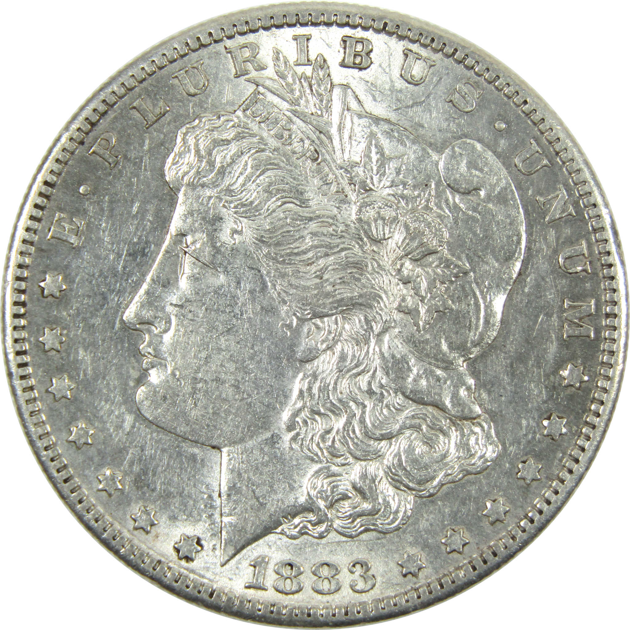 1883 Morgan Dollar BU Choice Uncirculated Silver $1 Coin SKU:I14447 - Morgan coin - Morgan silver dollar - Morgan silver dollar for sale - Profile Coins & Collectibles