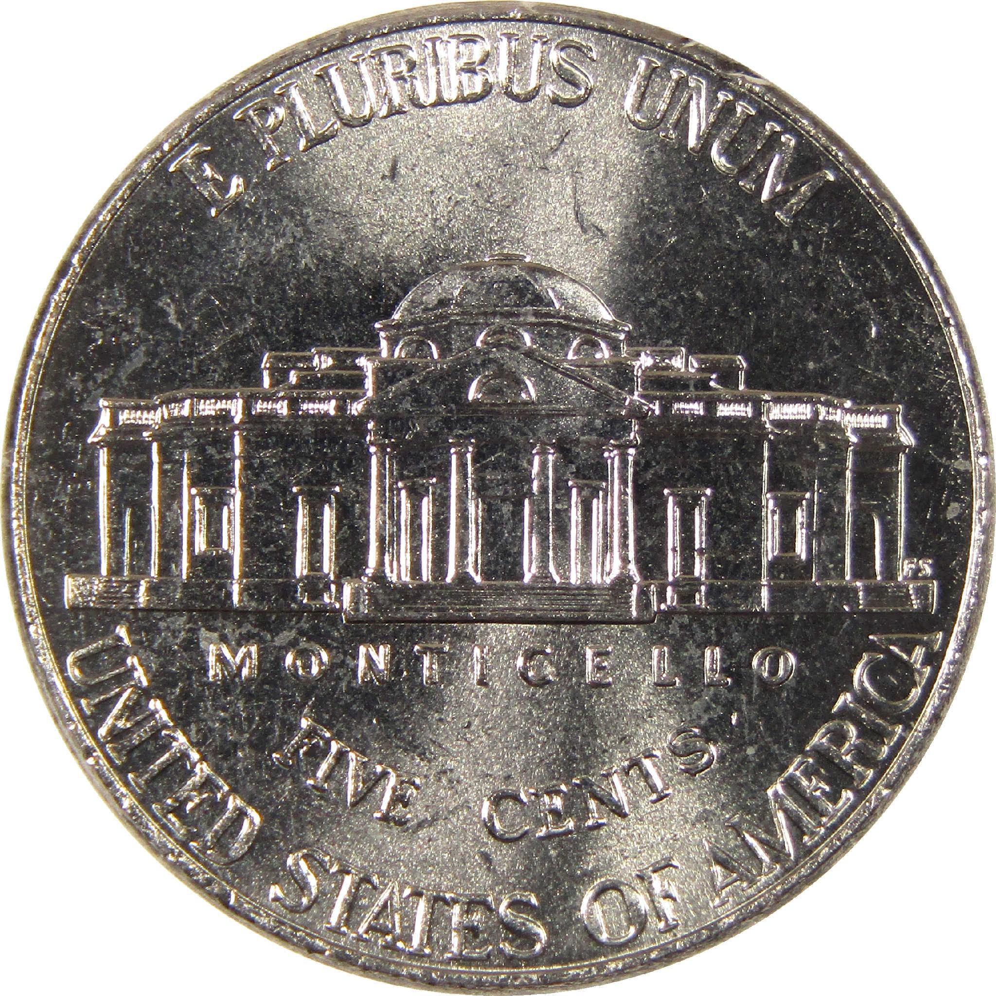 2011 P Jefferson Nickel Uncirculated 5c Coin