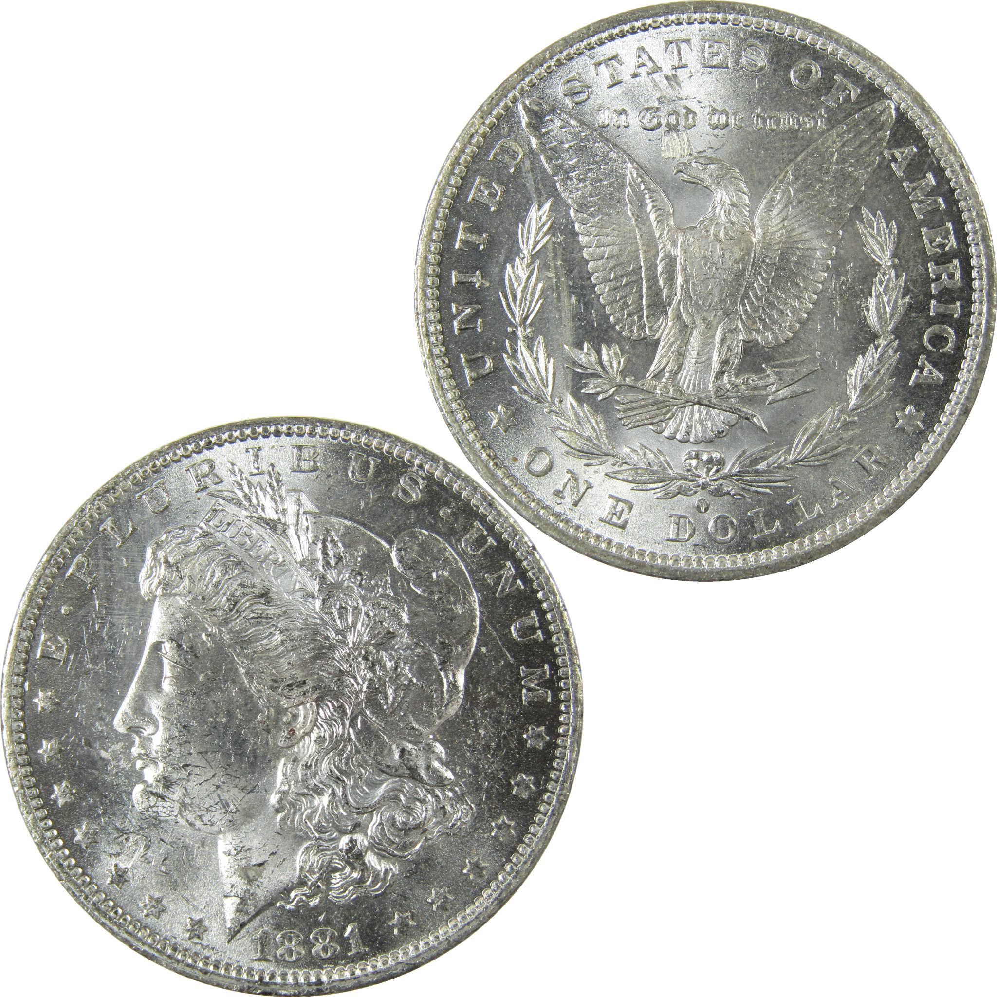 1881 O Morgan Silver Dollar Uncirculated Mint State $1 Coin SKU:I27720 - Morgan coin - Morgan silver dollar - Morgan silver dollar for sale - Profile Coins & Collectibles