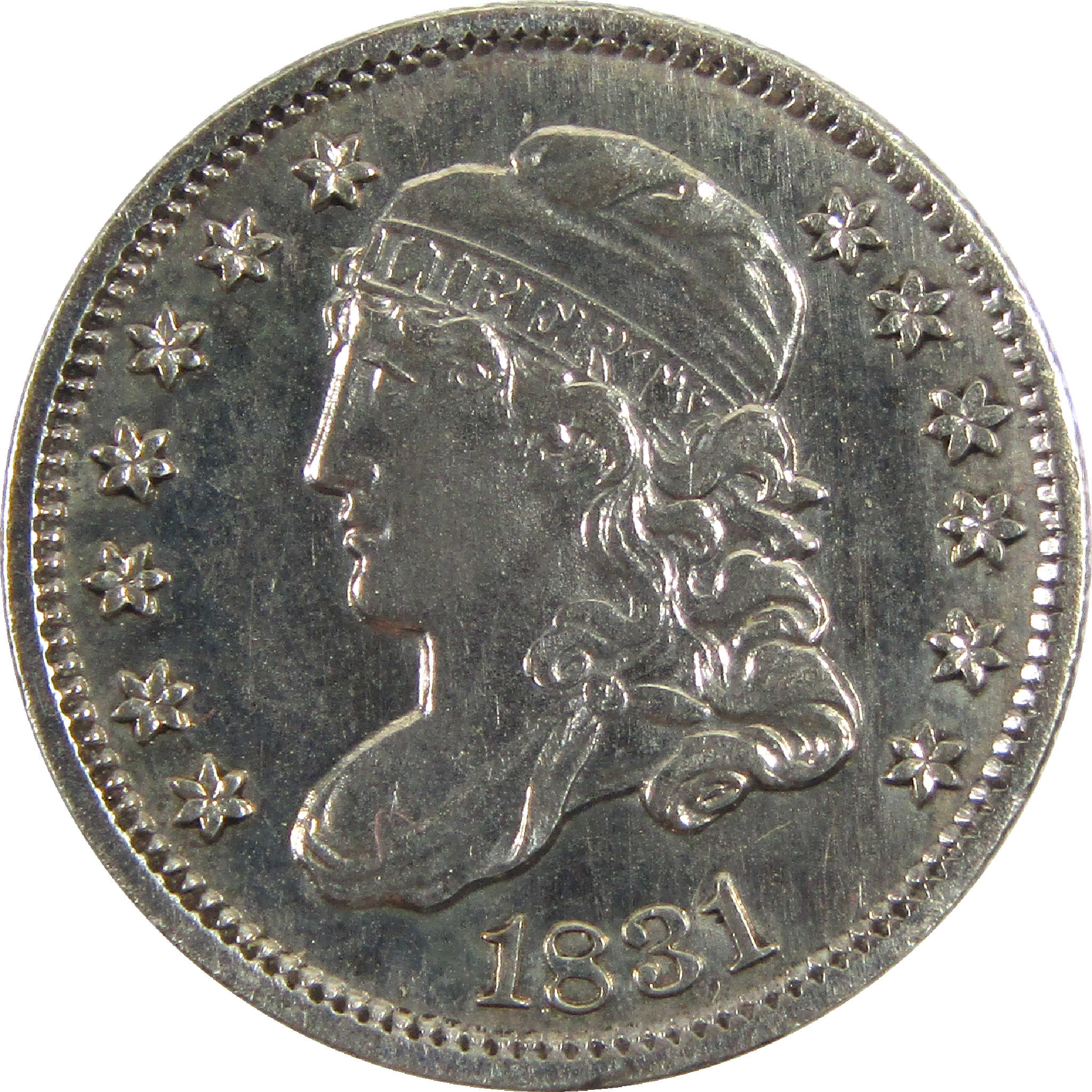 1831 Capped Bust Half Dime Uncirculated Details Silver 5c SKU:CPC6170