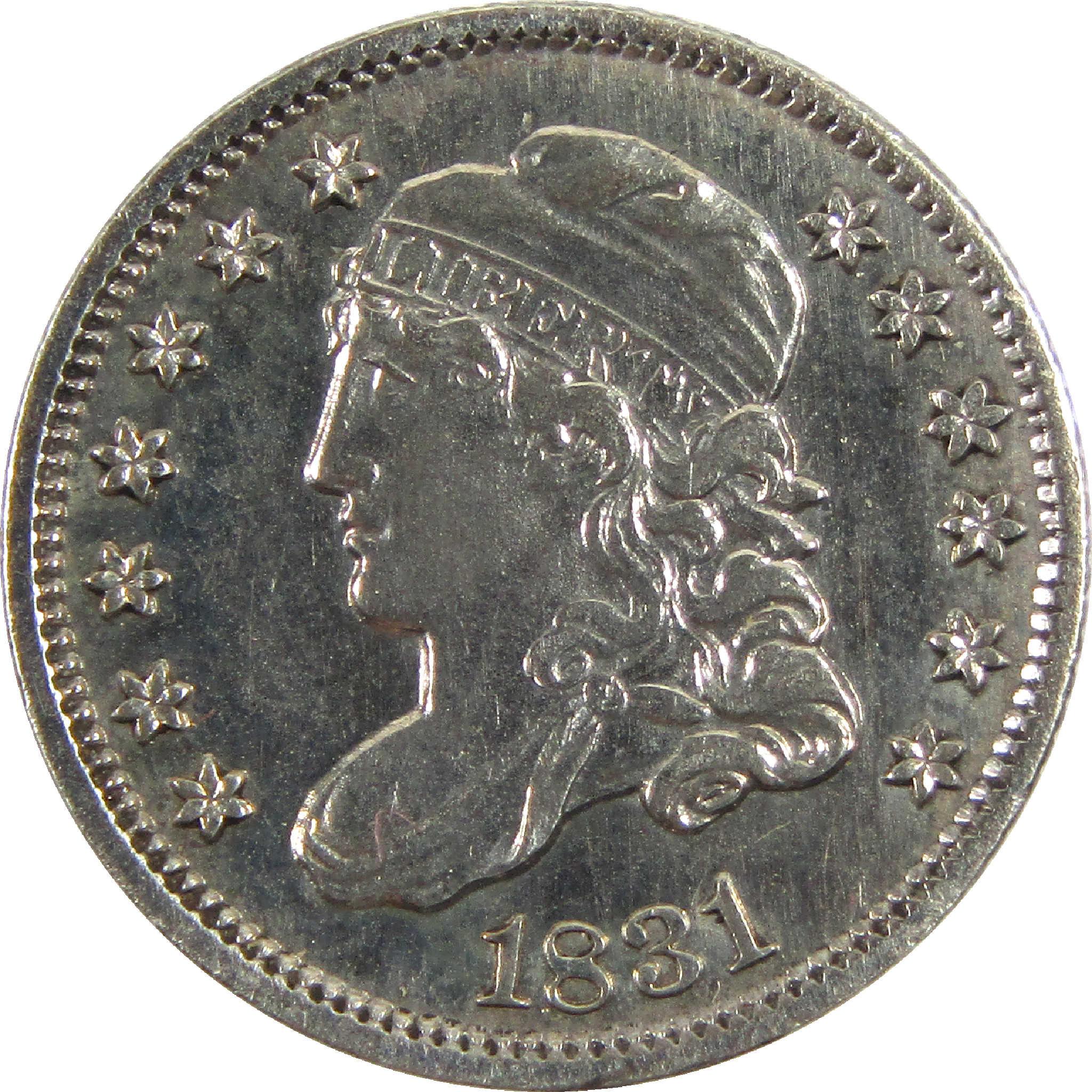 1831 Capped Bust Half Dime Uncirculated Details Silver 5c SKU:CPC6170