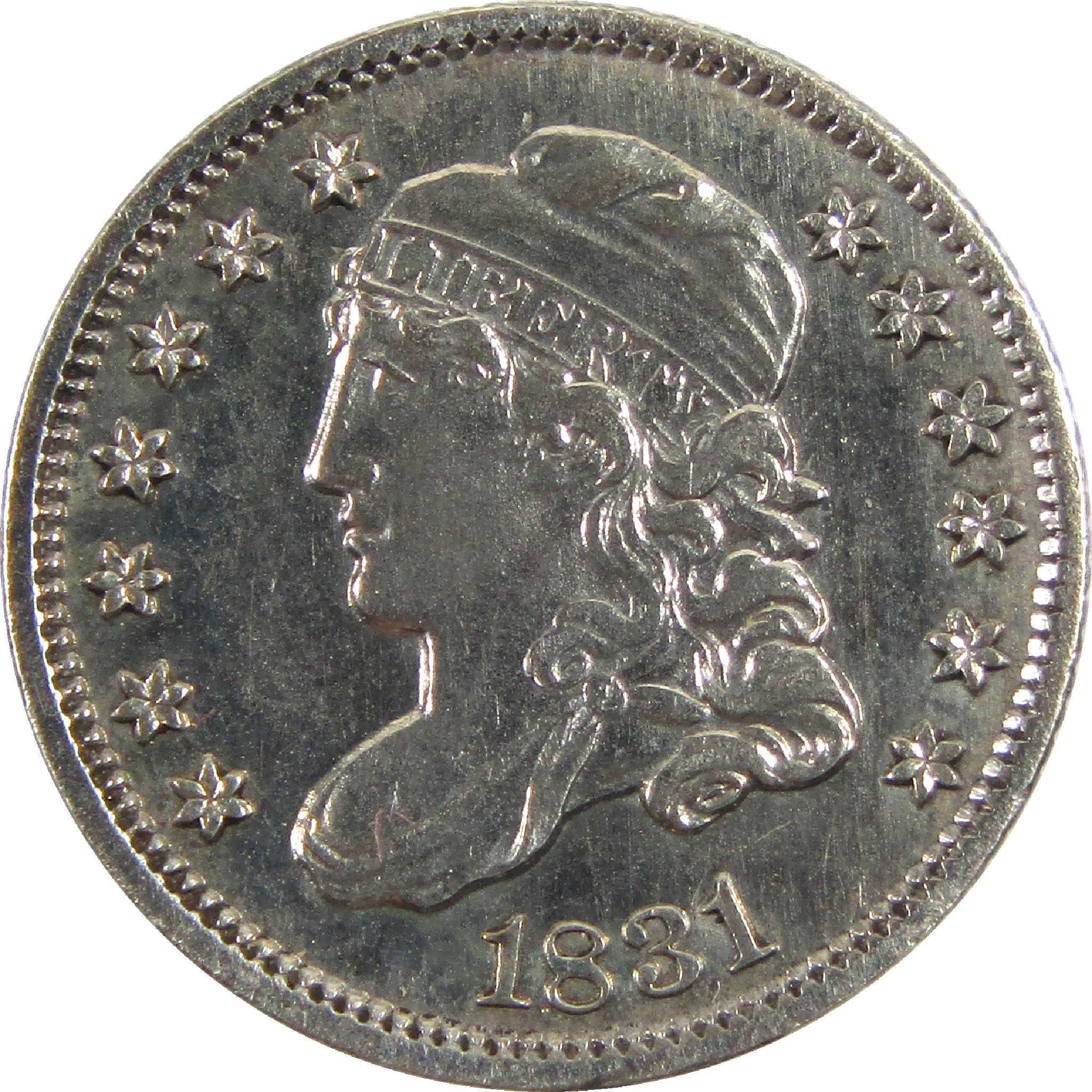 1831 Capped Bust Half Dime Uncirculated Details Silver 5c SKU:CPC6170