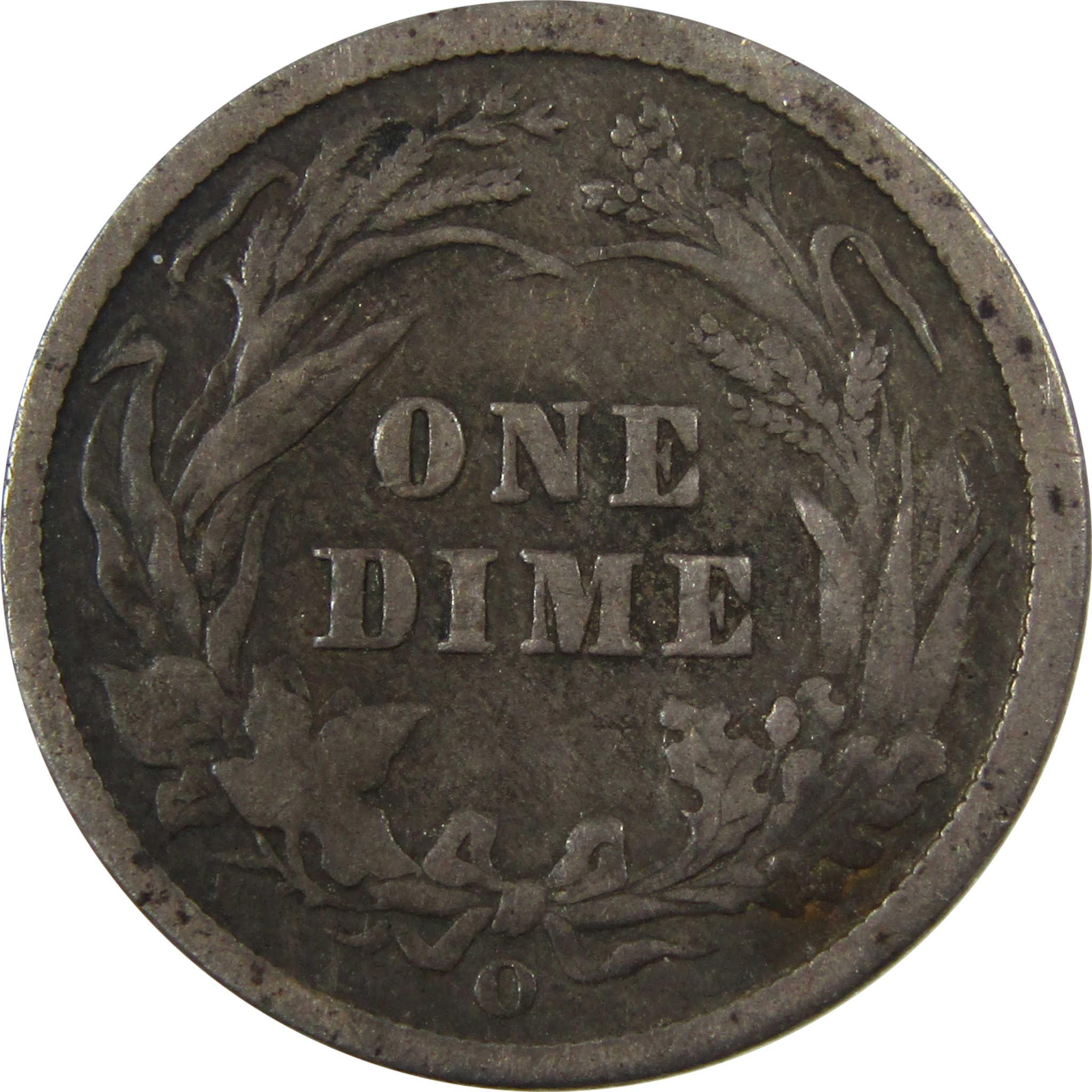 1894 O Barber Silver Dime VG Very Good Details 10c Coin SKU:CP1336