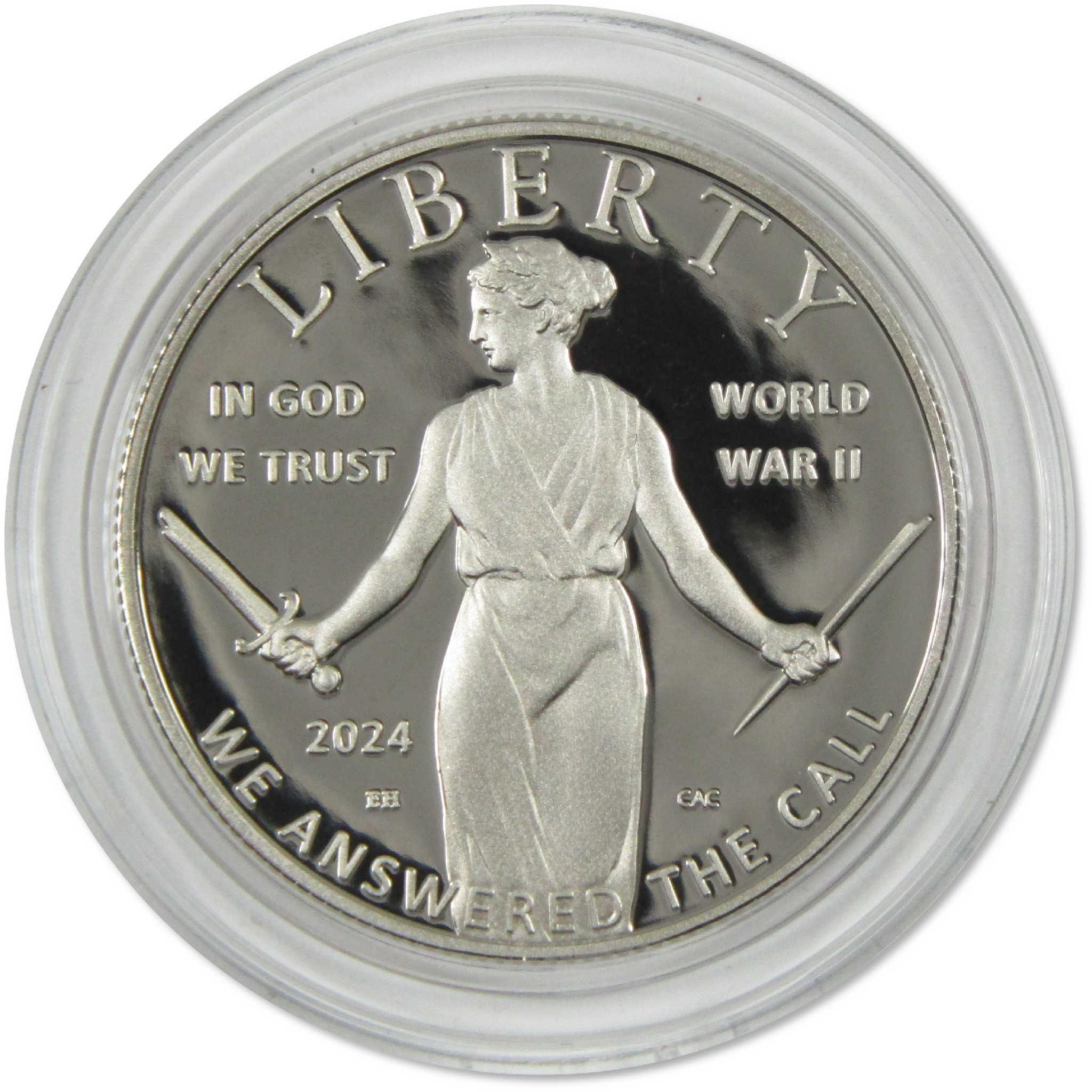 2024 S Greatest Generation Commemorative Clad Half Dollar Proof OGP