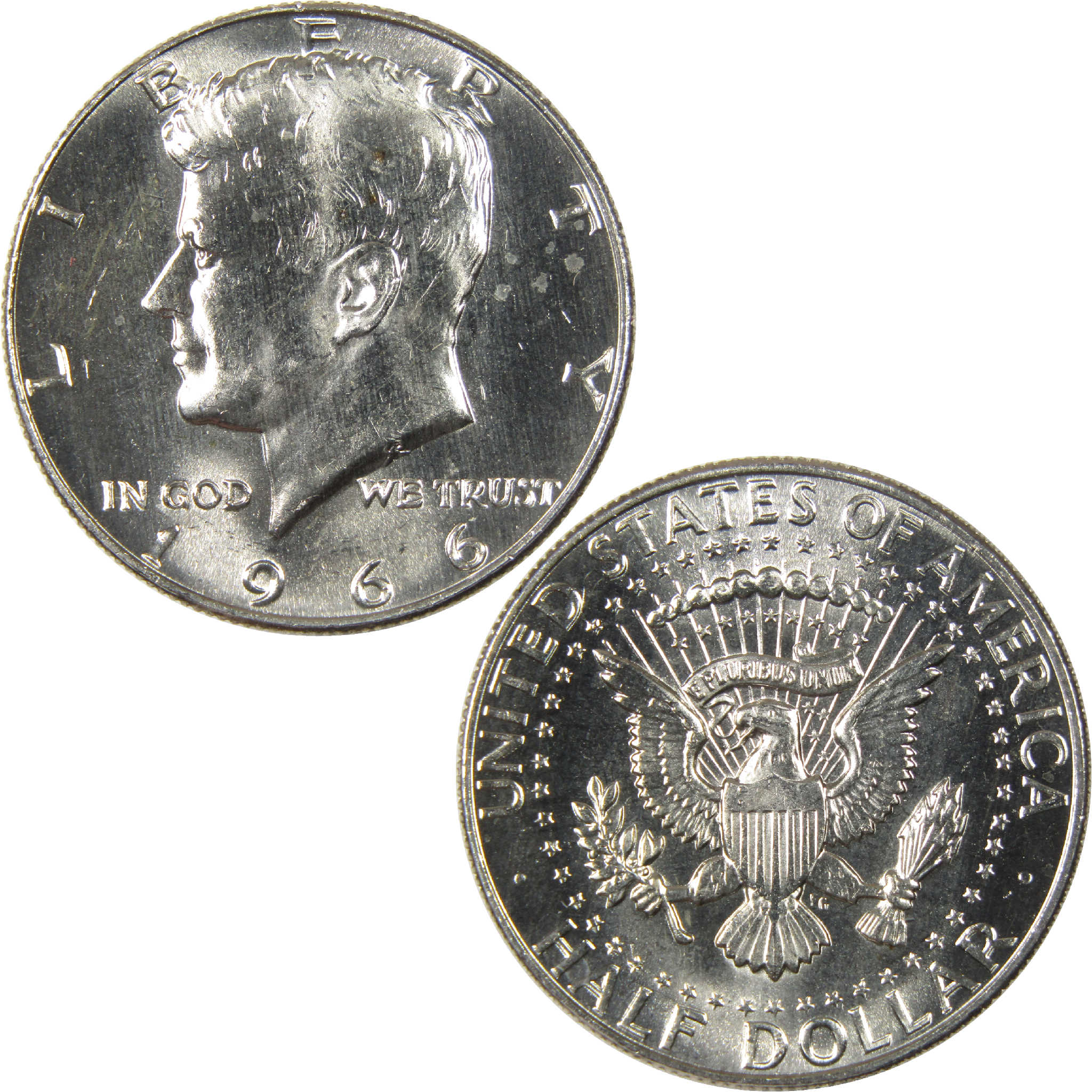 1966 Kennedy Half Dollar Uncirculated Silver Clad 50c Coin