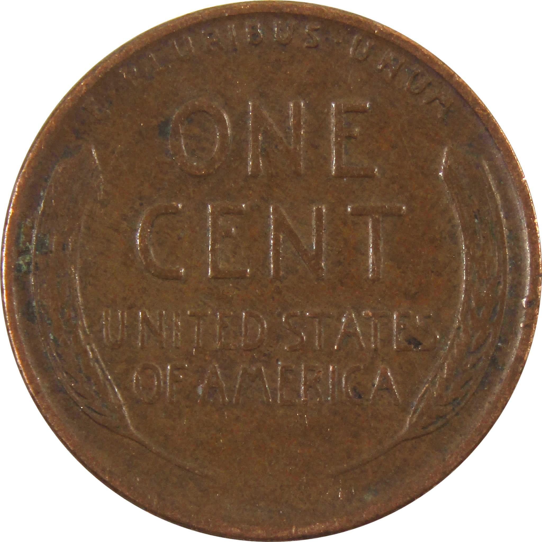 1954 D Lincoln Wheat Cent AG About Good Penny 1c Coin