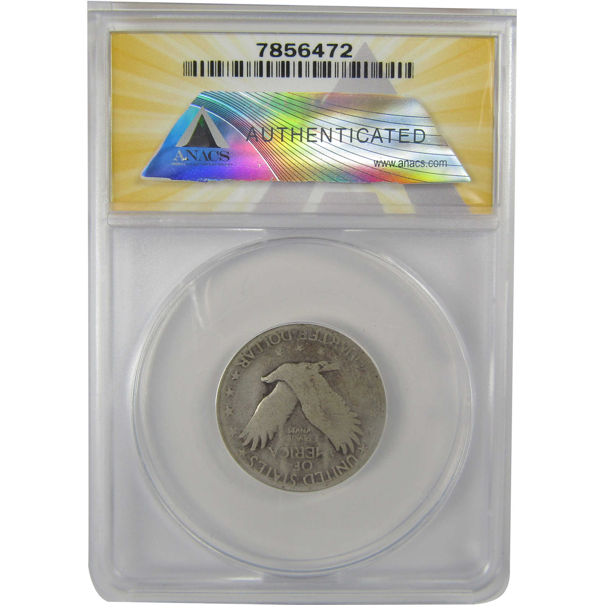 1927 S Standing Liberty Quarter G 4 ANACS Silver 25c Coin SKU:I21990