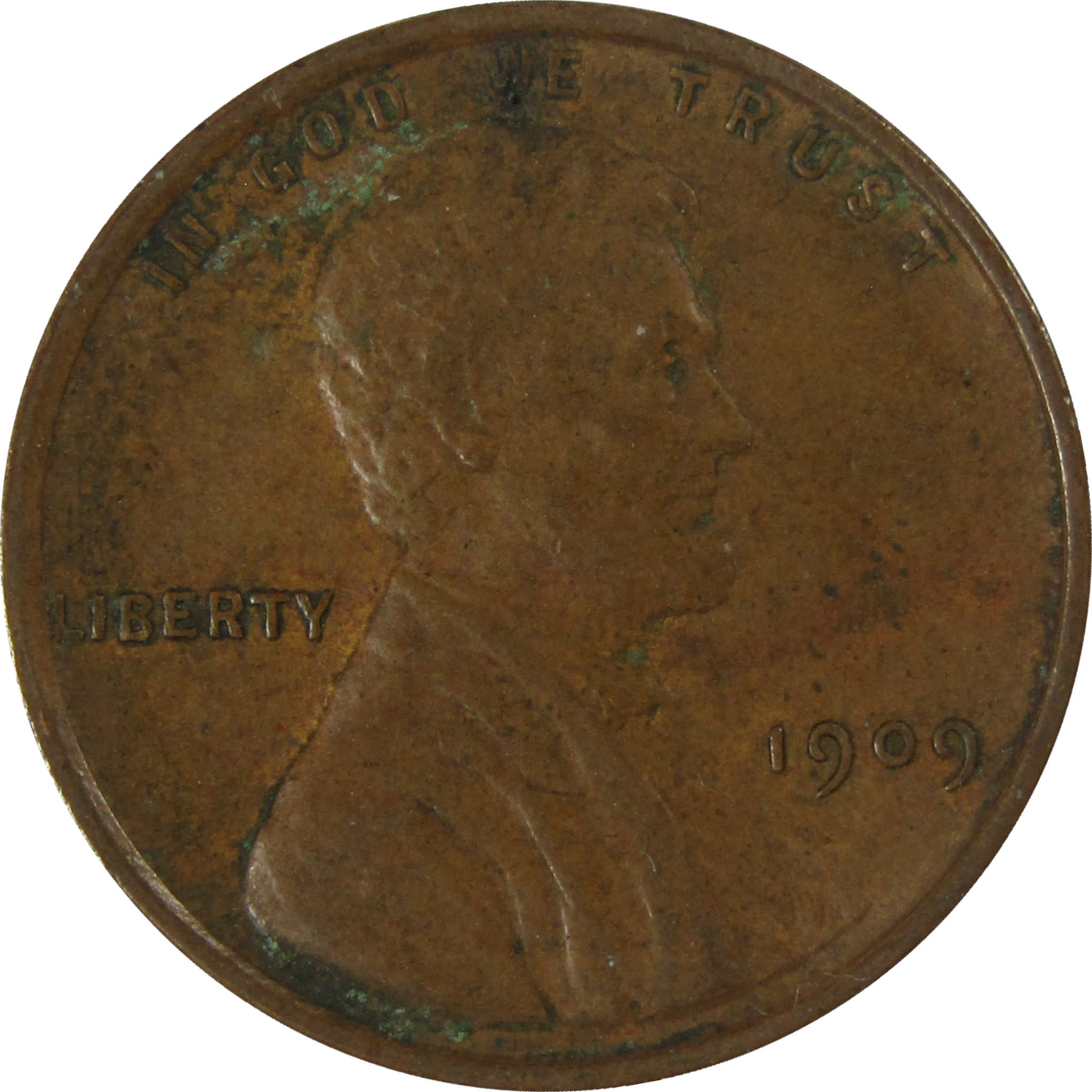 1909 VDB Lincoln Wheat Cent AU About Uncirculated Penny SKU:I26750