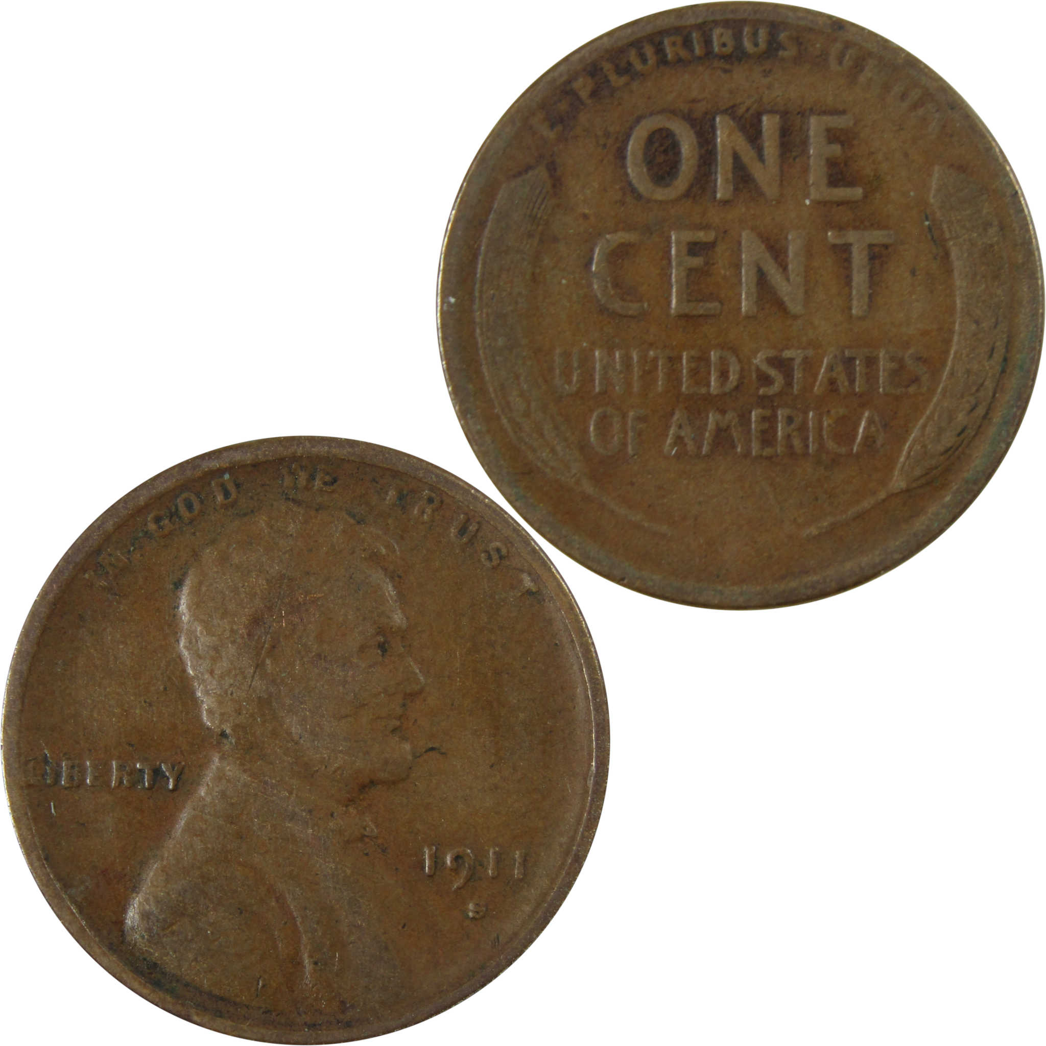 1911 S Lincoln Wheat Cent VG Very Good Details Penny SKU:I26371