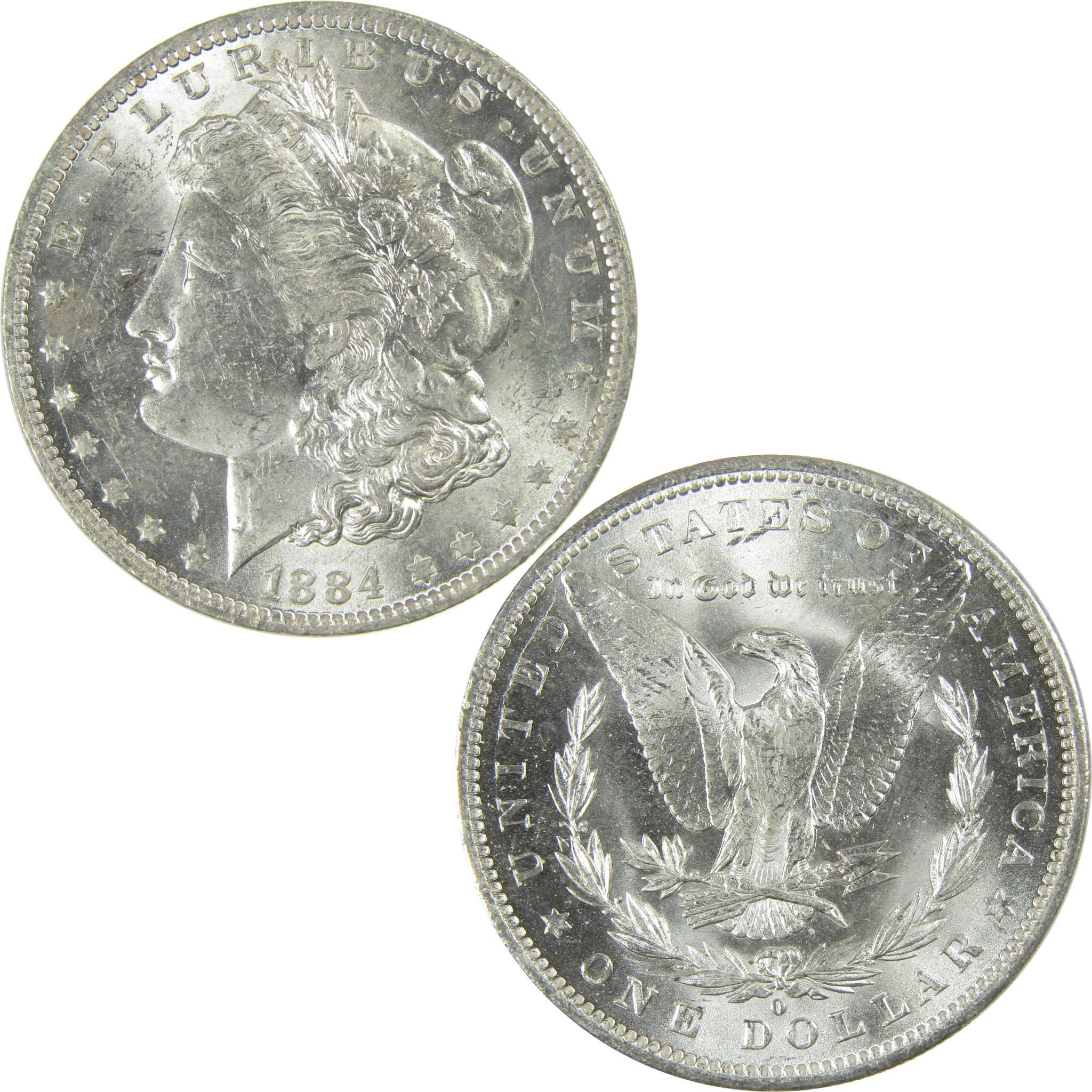 1884 O Morgan Silver Dollar Uncirculated Mint State $1 Coin SKU:I27483 - Morgan coin - Morgan silver dollar - Morgan silver dollar for sale - Profile Coins & Collectibles