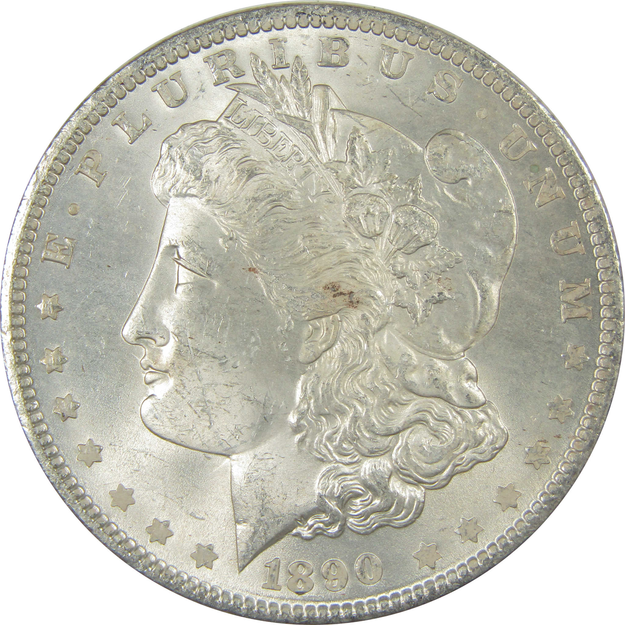 1890 Morgan Dollar Uncirculated Silver $1 Coin SKU:CPC1004 - Morgan coin - Morgan silver dollar - Morgan silver dollar for sale - Profile Coins & Collectibles