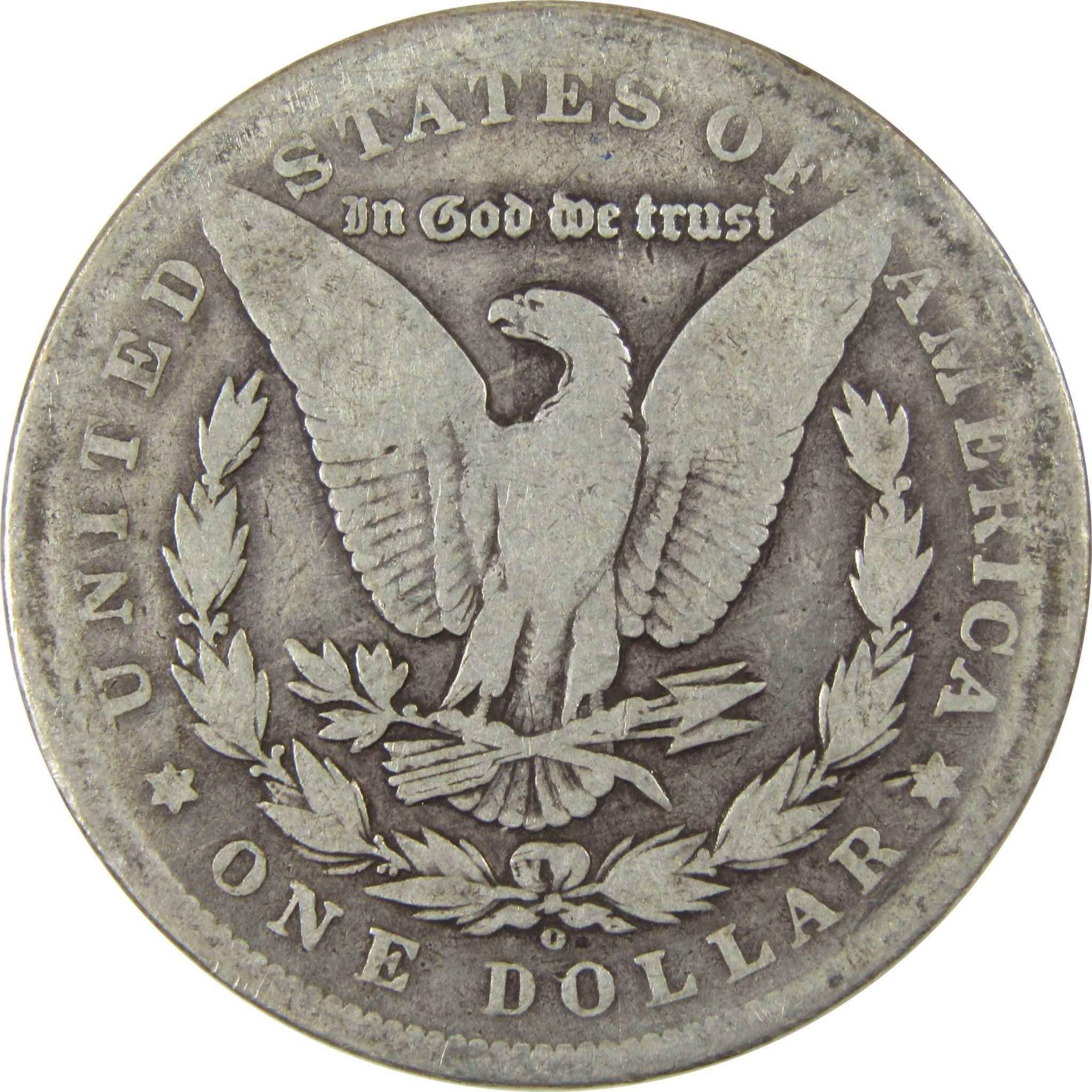 1899 O Micro O Morgan Silver Dollar G Good $1 Coin SKU:CP481 - Morgan coin - Morgan silver dollar - Morgan silver dollar for sale - Profile Coins & Collectibles