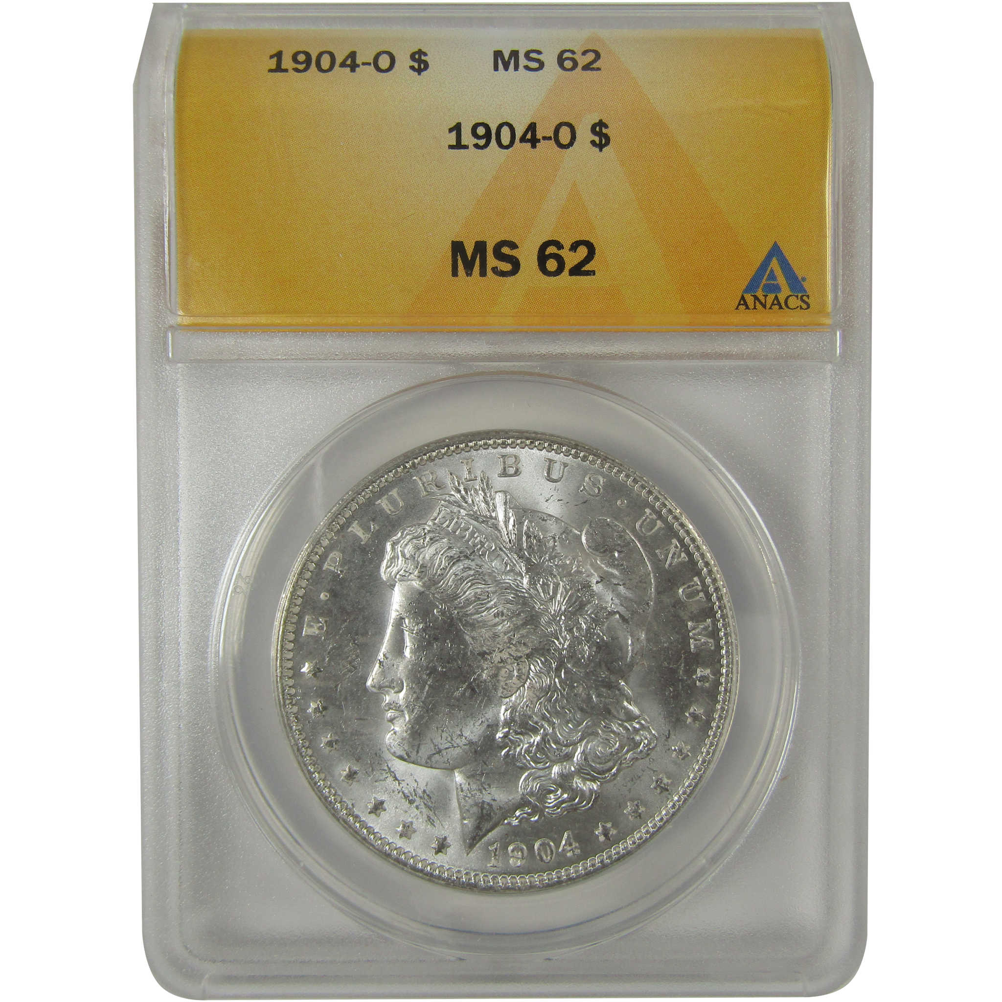 1904 O Morgan Dollar MS 62 ANACS Silver Uncirculated SKU:I23133 - Morgan coin - Morgan silver dollar - Morgan silver dollar for sale - Profile Coins & Collectibles