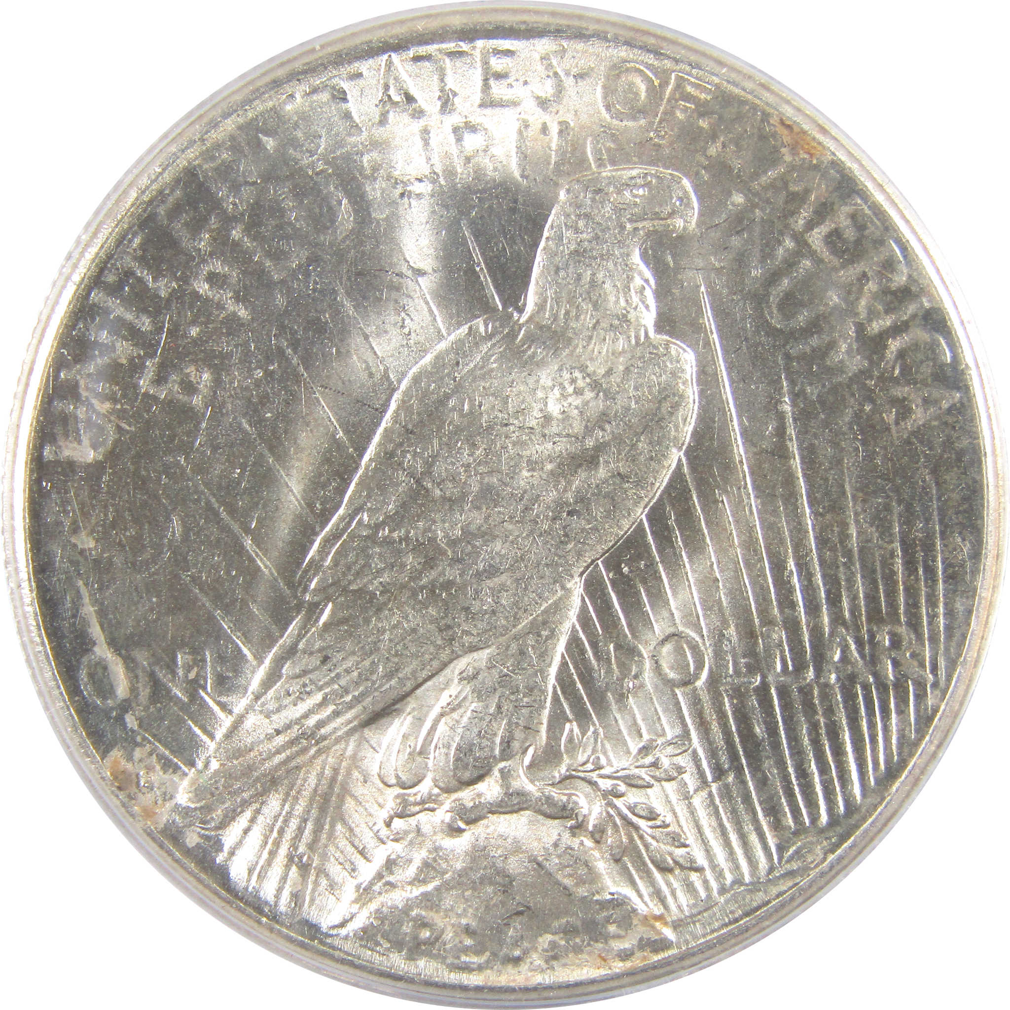 1922 S Peace Dollar MS 62 ANACS Silver Uncirculated $1 Coin SKU:I18627