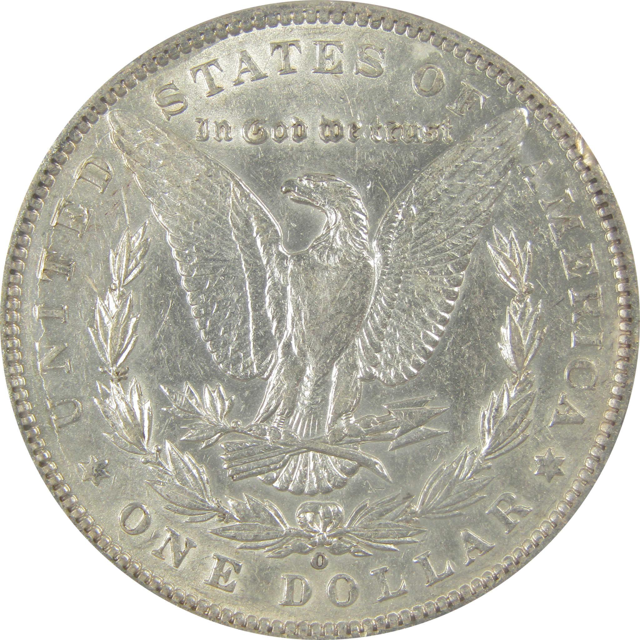 1896 O Morgan Dollar AU 50 Details ANACS Silver $1 Coin SKU:I21783 - Morgan coin - Morgan silver dollar - Morgan silver dollar for sale - Profile Coins & Collectibles