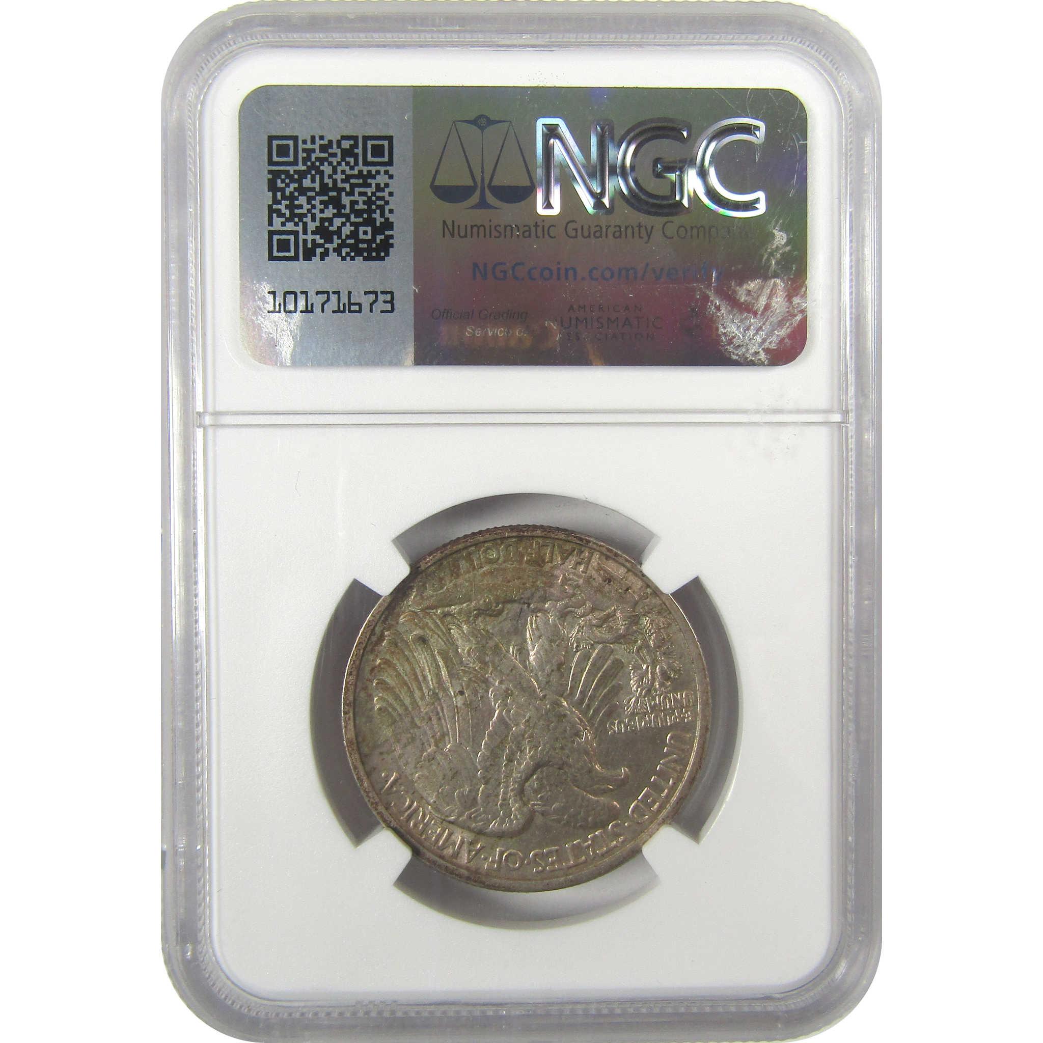 1918 S Liberty Walking Half Dollar AU 58 NGC Silver SKU:I19696