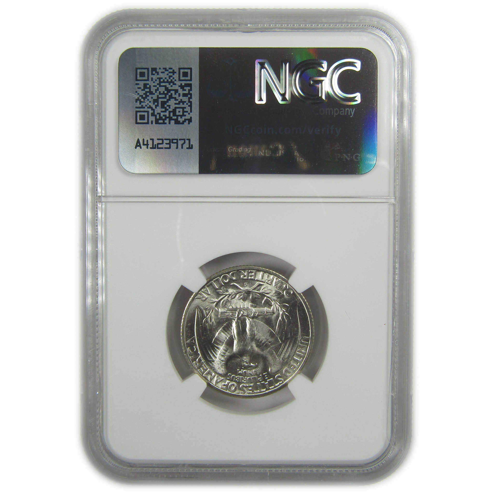 1946 S Washington Quarter MS 66 NGC Silver Bag Fragment SKU:I20509
