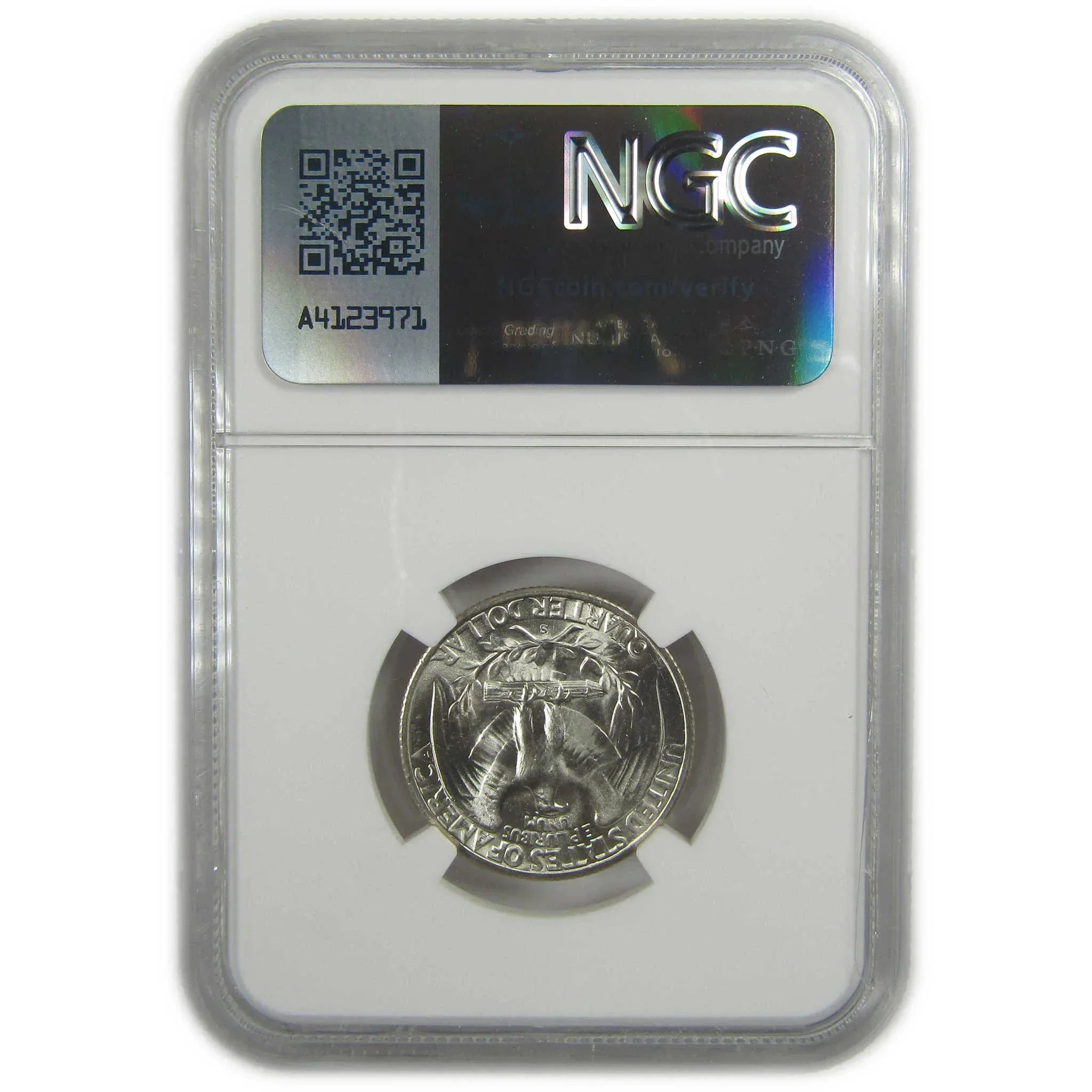 1946 S Washington Quarter MS 66 NGC Silver Bag Fragment SKU:I20509