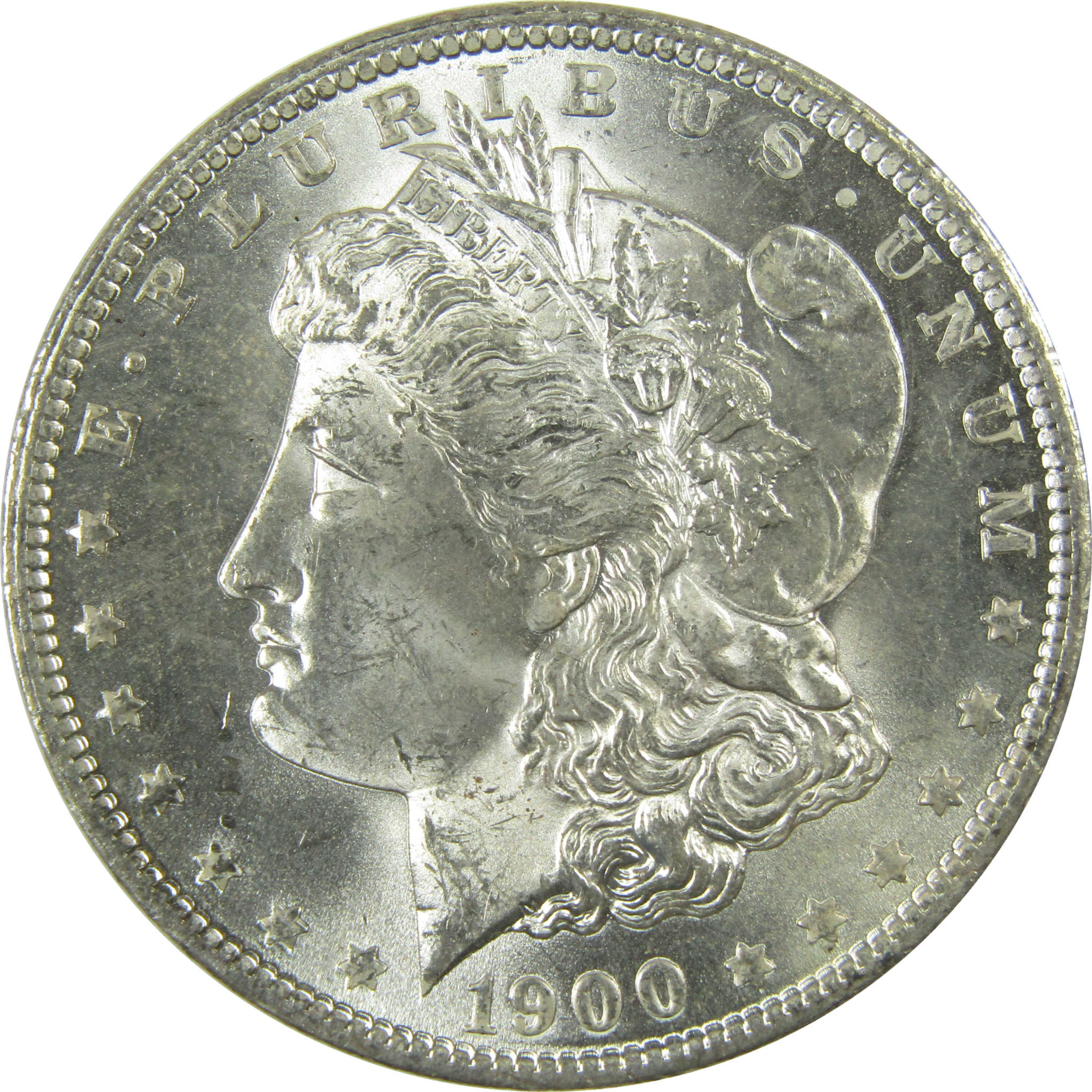 1900 O Morgan Silver Dollar Uncirculated Mint State $1 Coin SKU:I27775
