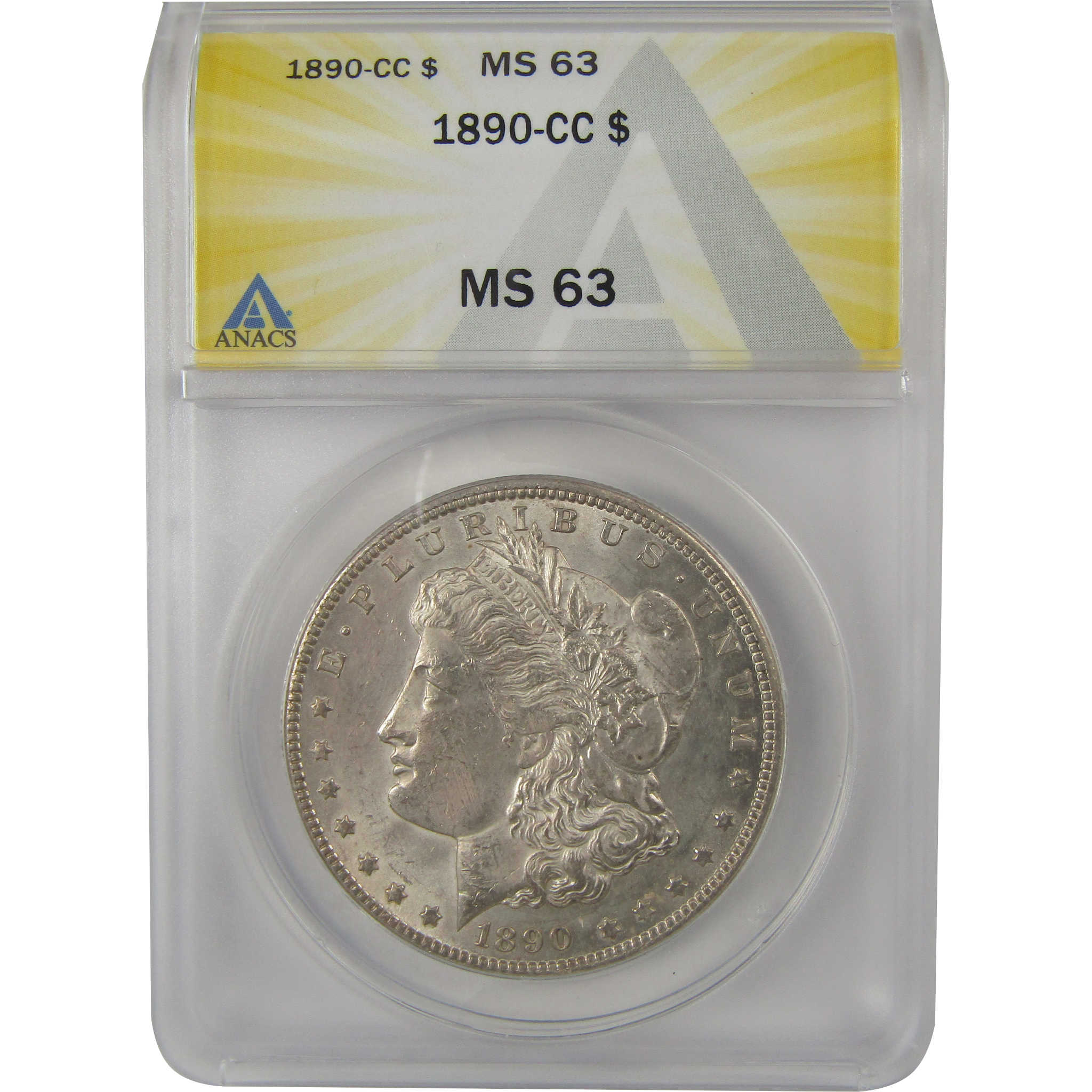 1890 CC Morgan Dollar MS 63 ANACS Silver Uncirculated SKU:I22213 - Morgan coin - Morgan silver dollar - Morgan silver dollar for sale - Profile Coins & Collectibles