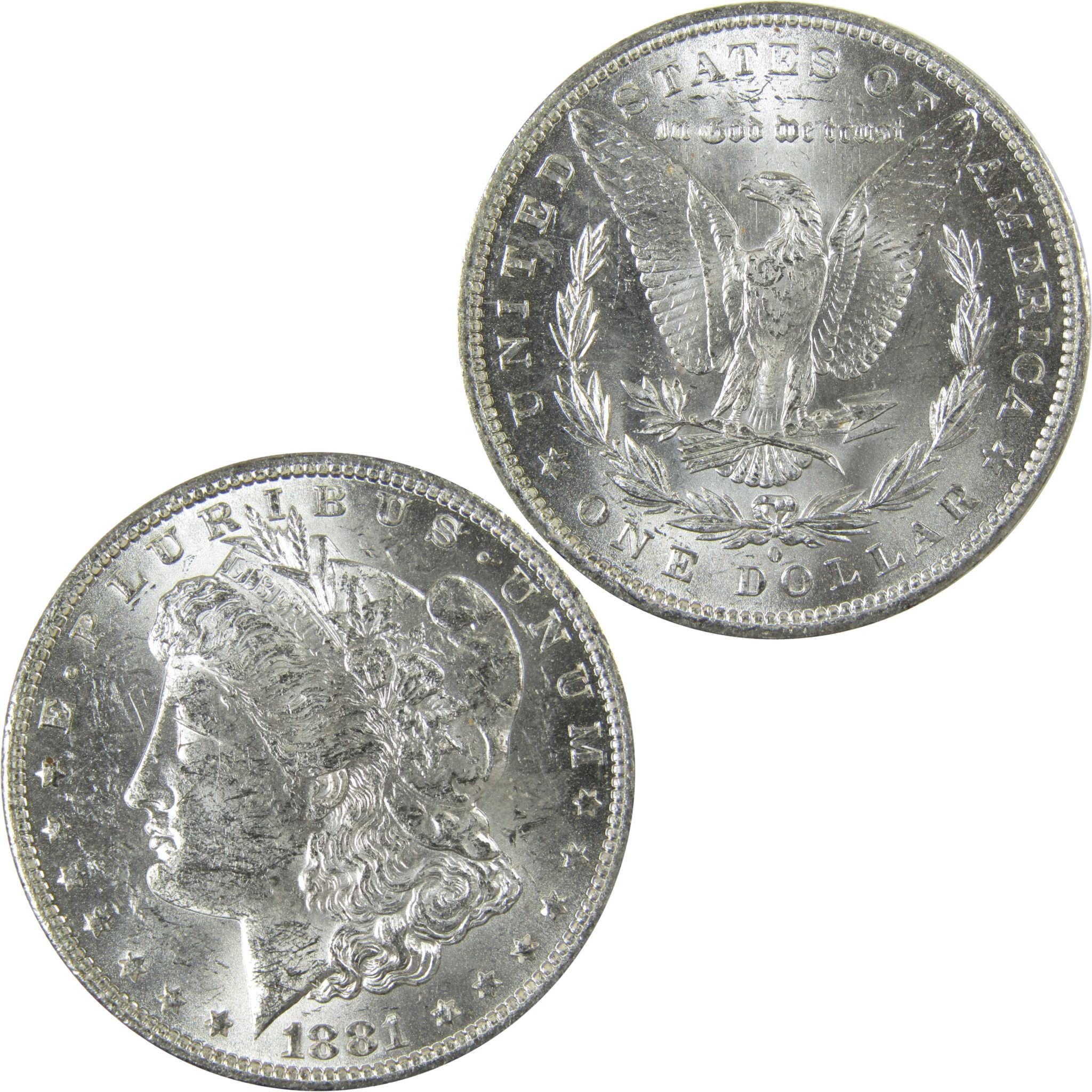 1881 O Morgan Silver Dollar Uncirculated Mint State $1 Coin SKU:I27703 - Morgan coin - Morgan silver dollar - Morgan silver dollar for sale - Profile Coins & Collectibles