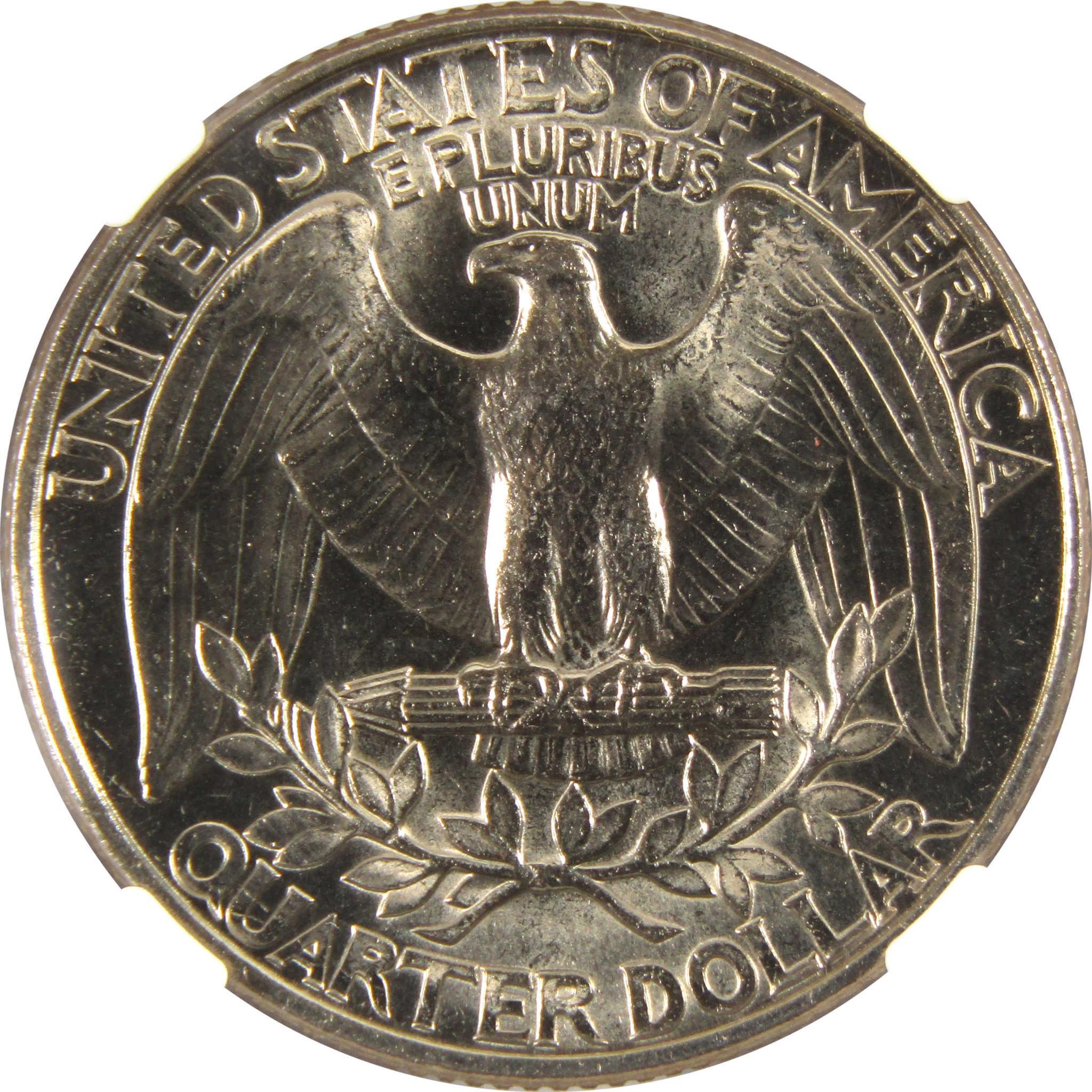 1989 P Washington Quarter MS 66 NGC Clad 25c Uncirculated SKU:I9515