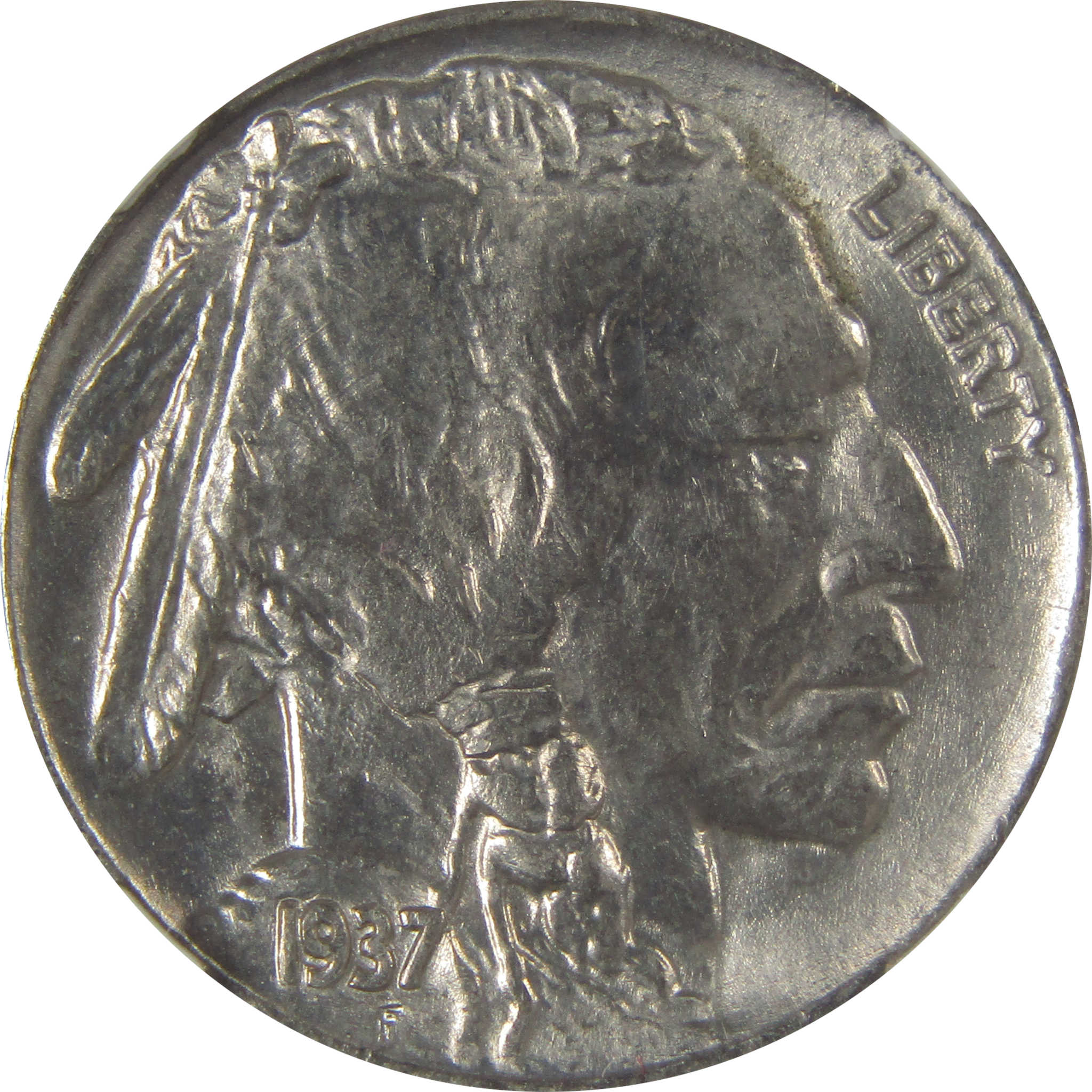1937 Indian Head Buffalo Nickel MS 66 NGC Bag Fragment SKU:I22657