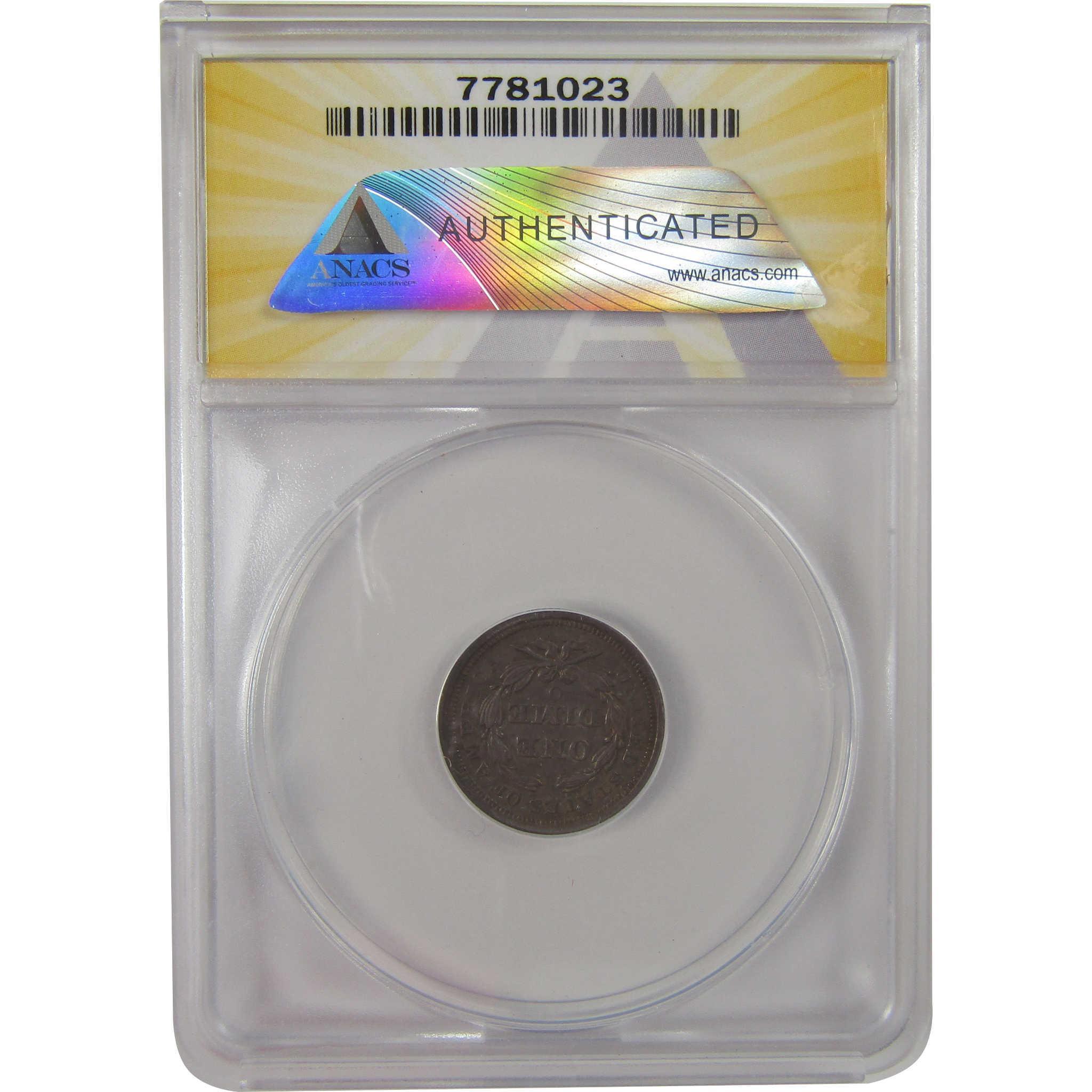 1852 O Seated Liberty Dime AU 55 ANACS Silver 10c Coin SKU:I20929