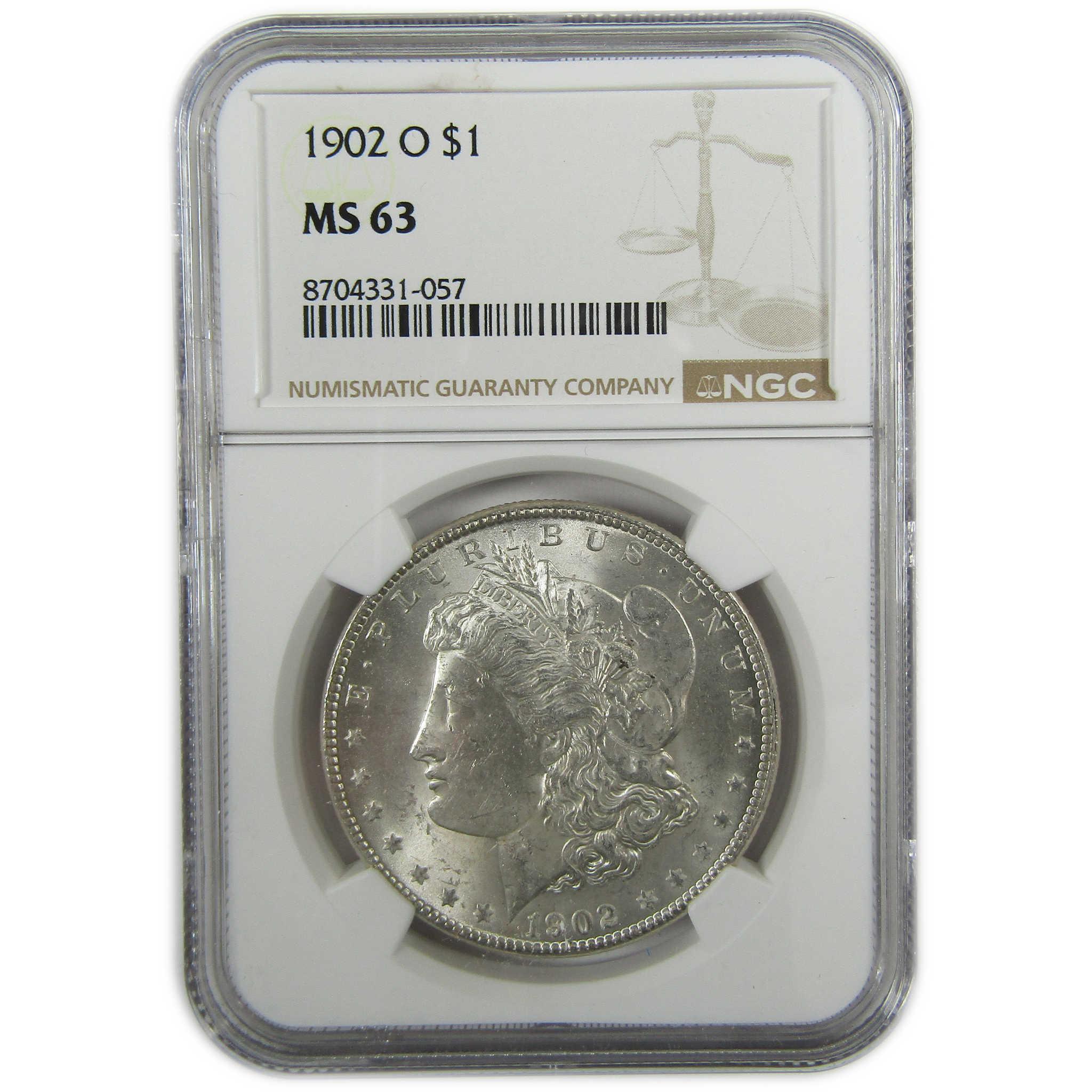 1902 O Morgan Silver Dollar MS 63 NGC Uncirculated $1 Coin SKU:I27527 - Morgan coin - Morgan silver dollar - Morgan silver dollar for sale - Profile Coins & Collectibles
