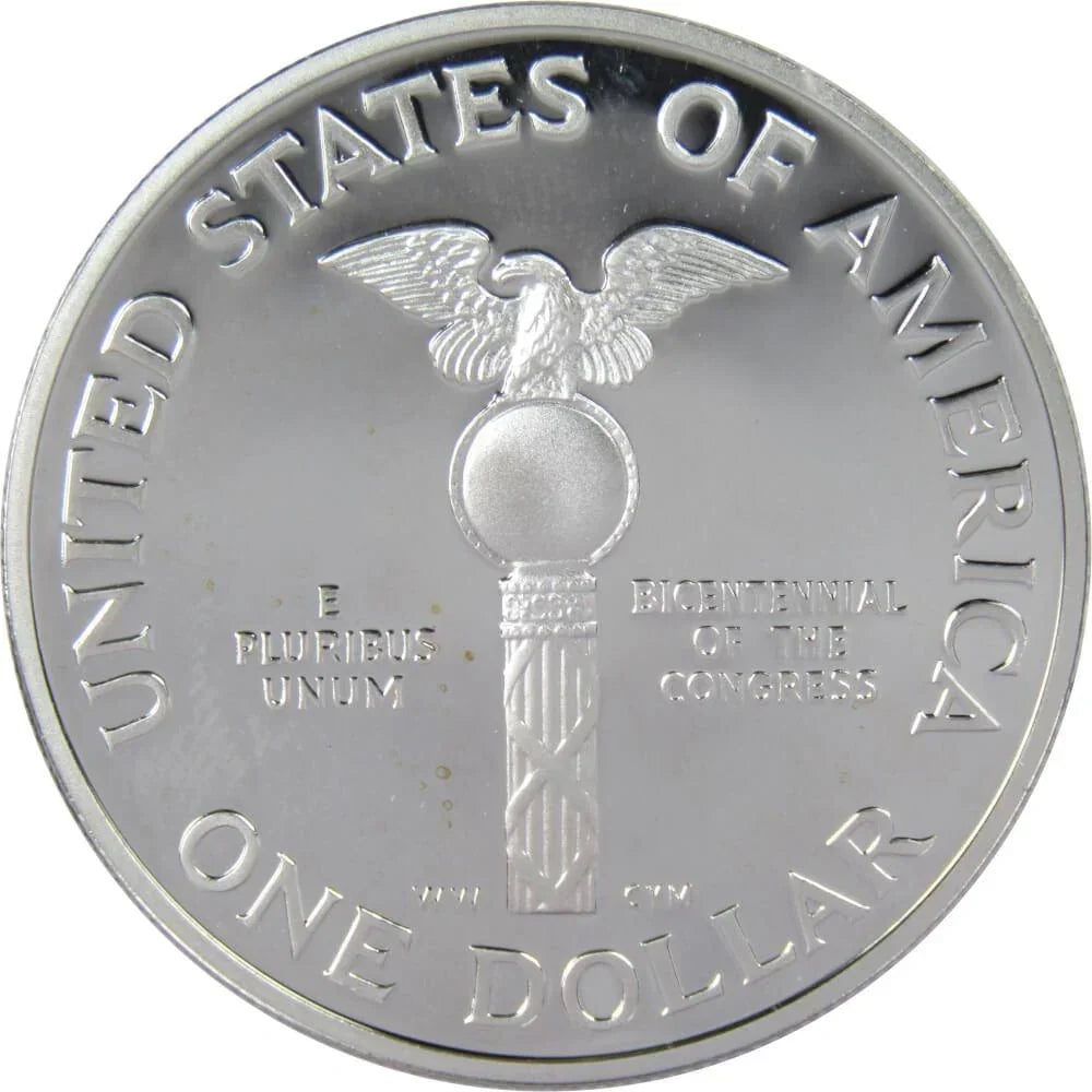 1989 S Congress Bicentennial Commemorative Silver Dollar Proof $1 Coin