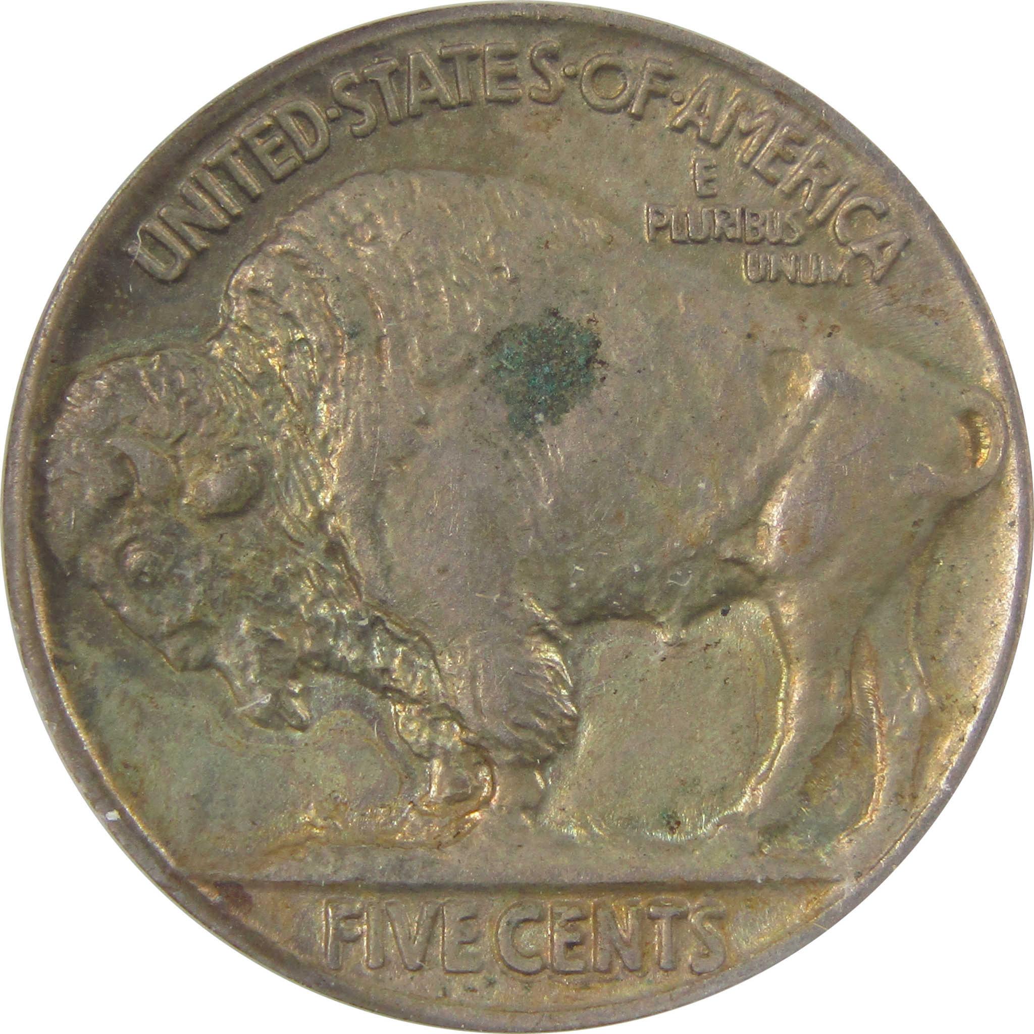 1923 Indian Head Buffalo Nickel AU 55 Details ANACS 5c Coin SKU:I25477