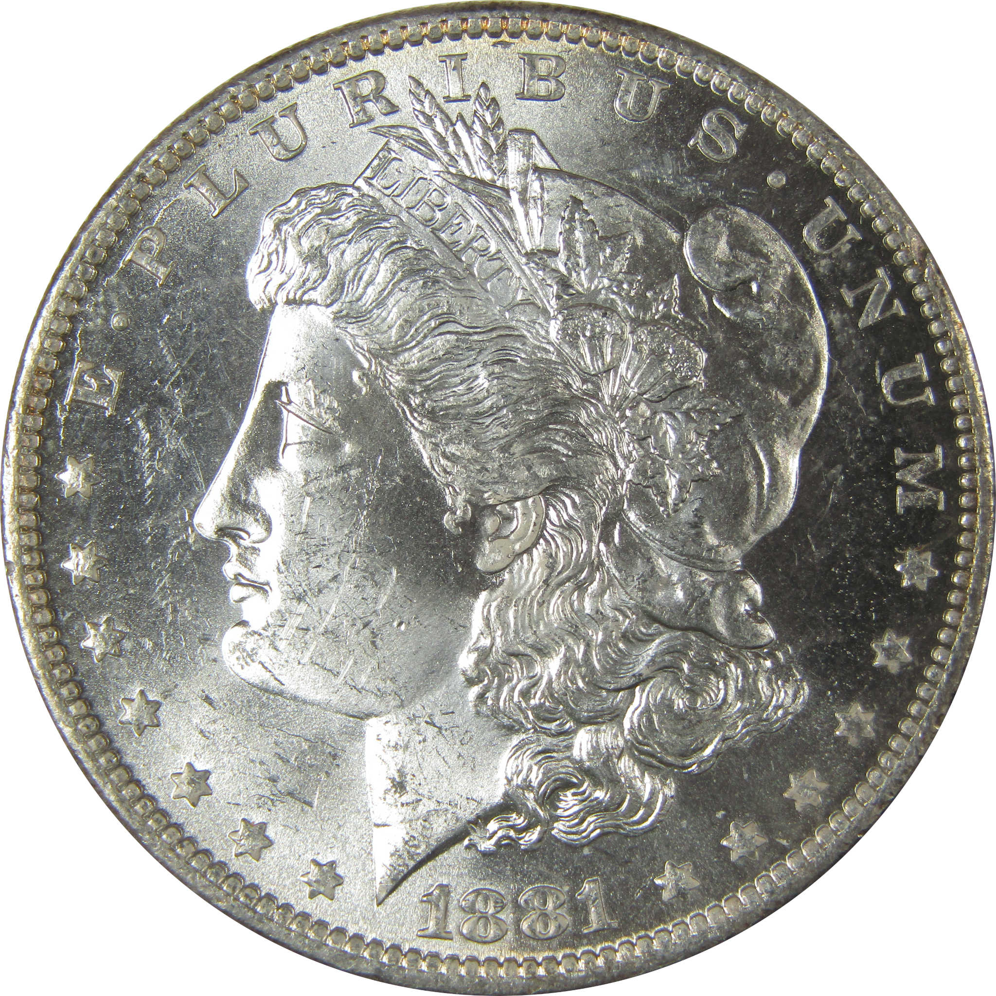 1881 O Morgan Dollar Uncirculated Silver $1 Coin SKU:CPC8953 - Morgan coin - Morgan silver dollar - Morgan silver dollar for sale - Profile Coins & Collectibles