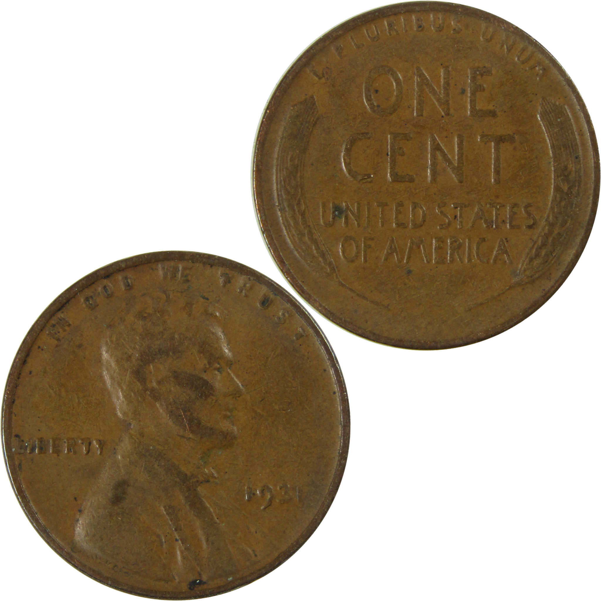 1931 Lincoln Wheat Cent F Fine Penny 1c Coin Collectible SKU:I26731