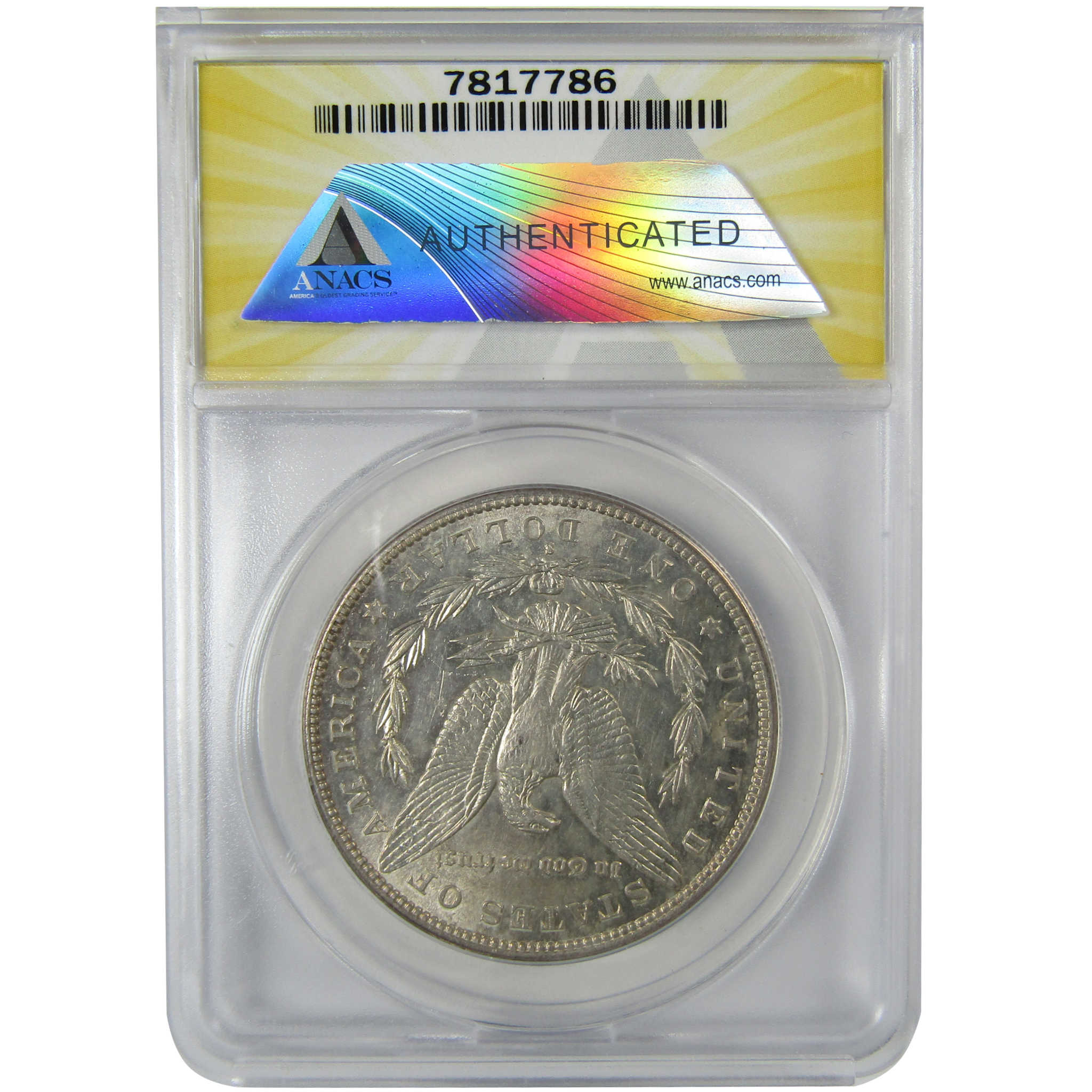 1886 S Morgan Silver Dollar AU 58 Details ANACS $1 Coin SKU:CP834 - Morgan coin - Morgan silver dollar - Morgan silver dollar for sale - Profile Coins & Collectibles