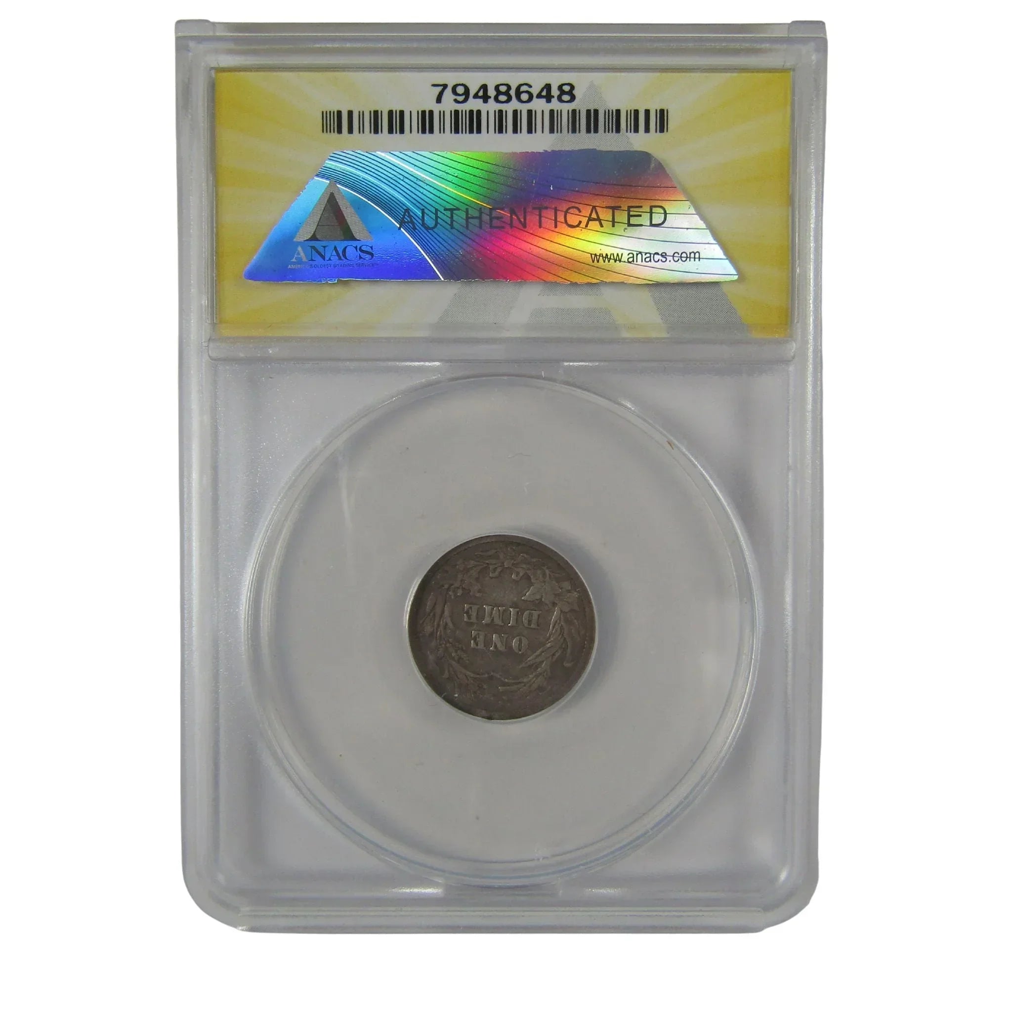 1901 S Barber Dime F 15 ANACS Silver 10c Coin SKU:I23025