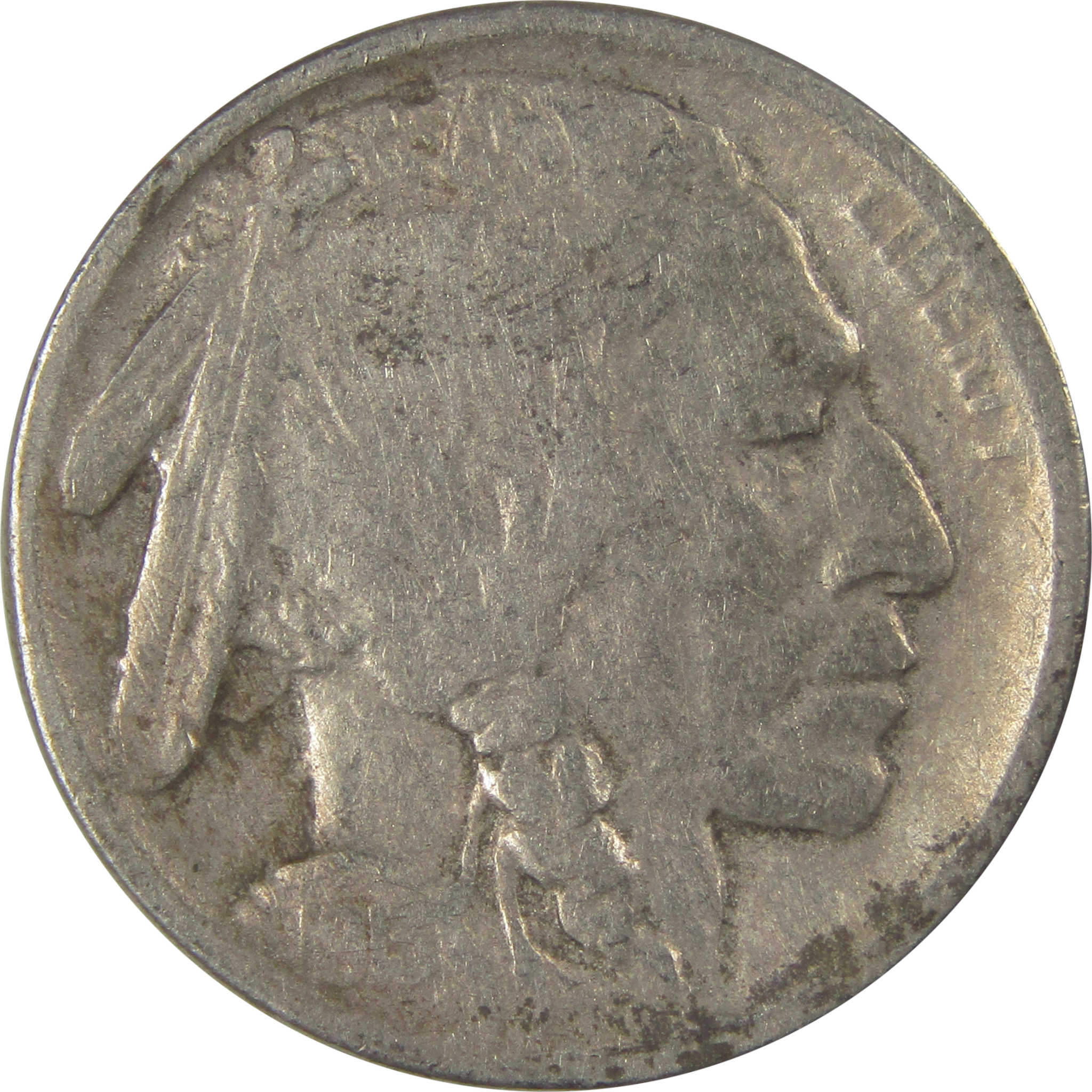 1913 S Type 1 Indian Head Buffalo Nickel F Fine Details SKU:I22897