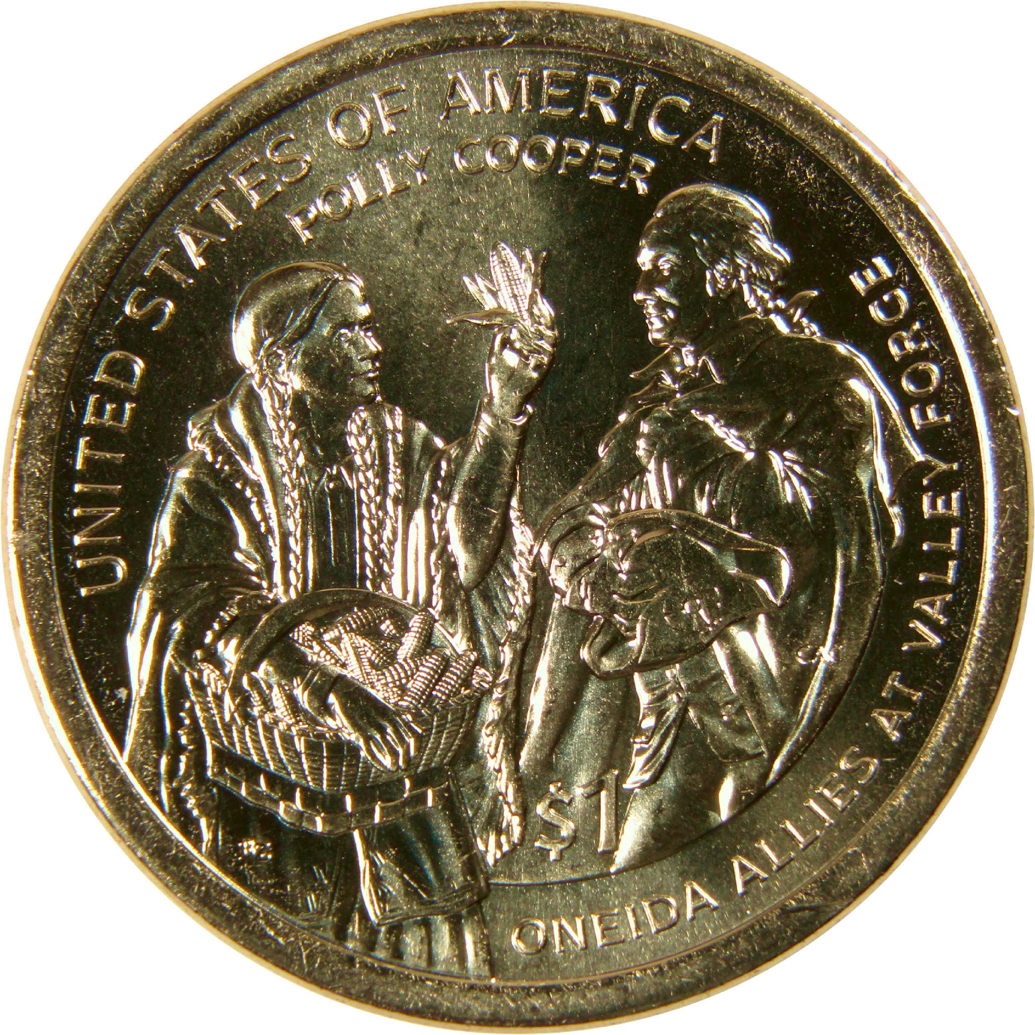 2026 D Polly Cooper Oneida Allies Native American Dollar Uncirculated