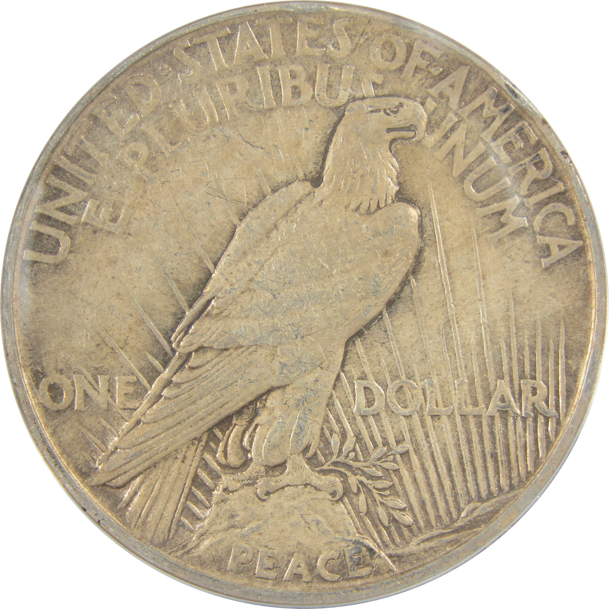 1921 High Relief Peace Dollar EF 40 Details ANACS Silver SKU:I21370