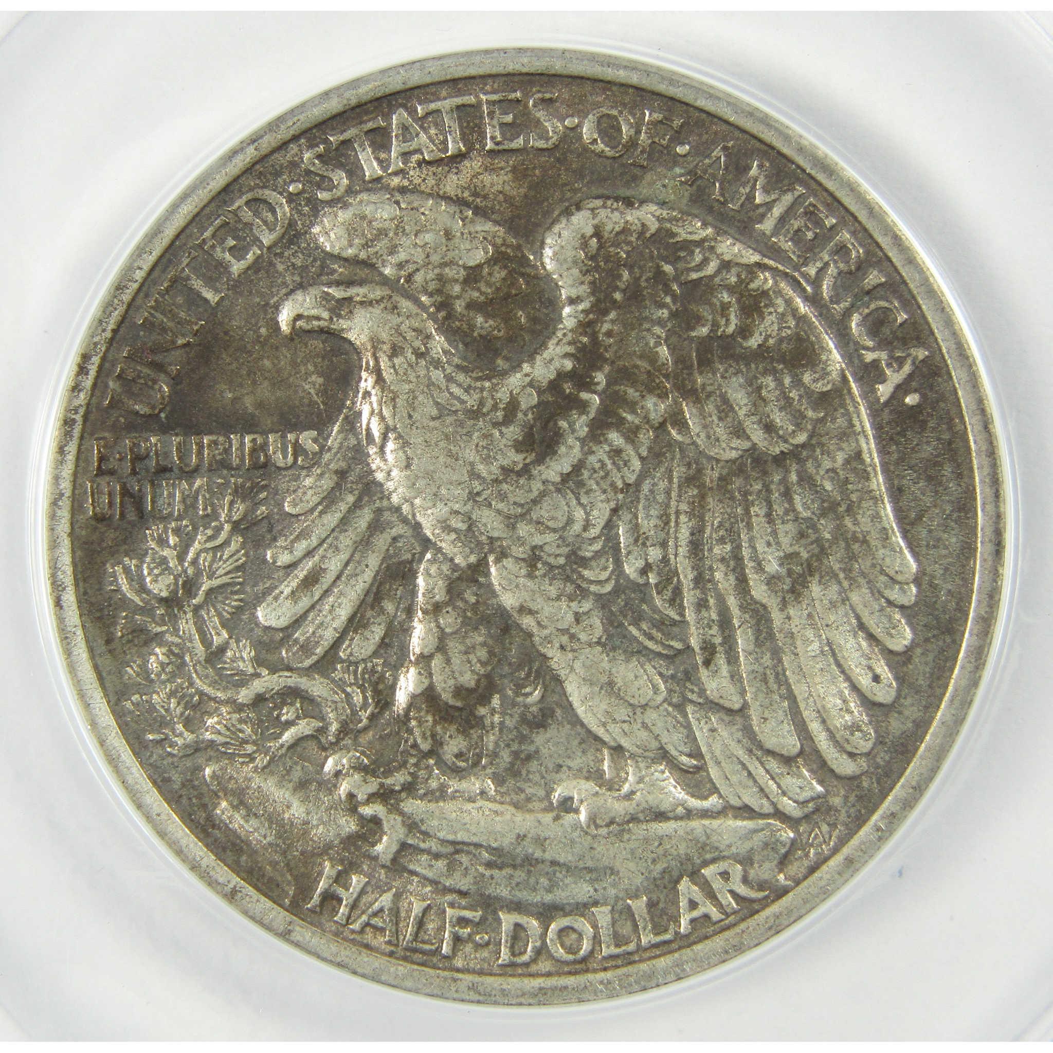 1934 Liberty Walking Silver Half Dollar AU 50 Details ANACS SKU:CP559