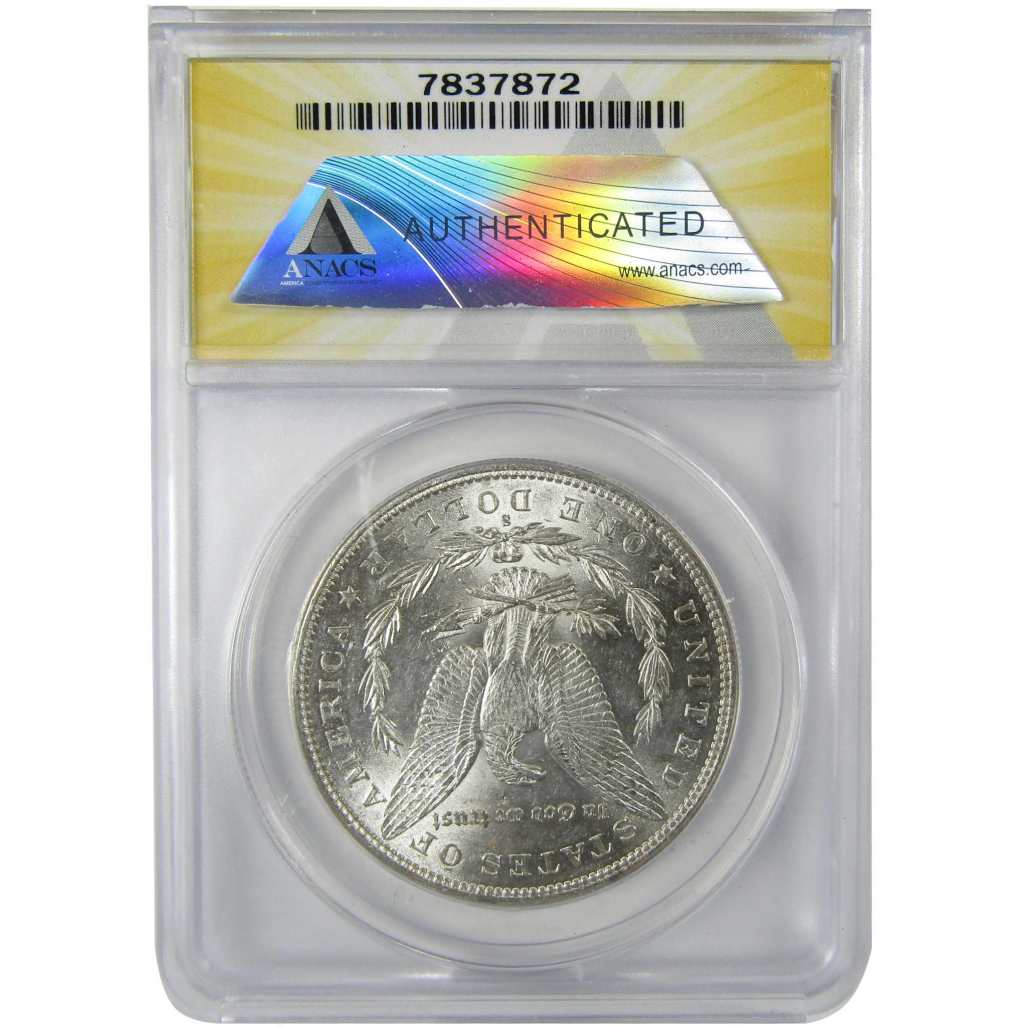 1883 S Morgan Silver Dollar AU 55 Details ANACS $1 Coin SKU:CP593 - Morgan coin - Morgan silver dollar - Morgan silver dollar for sale - Profile Coins & Collectibles