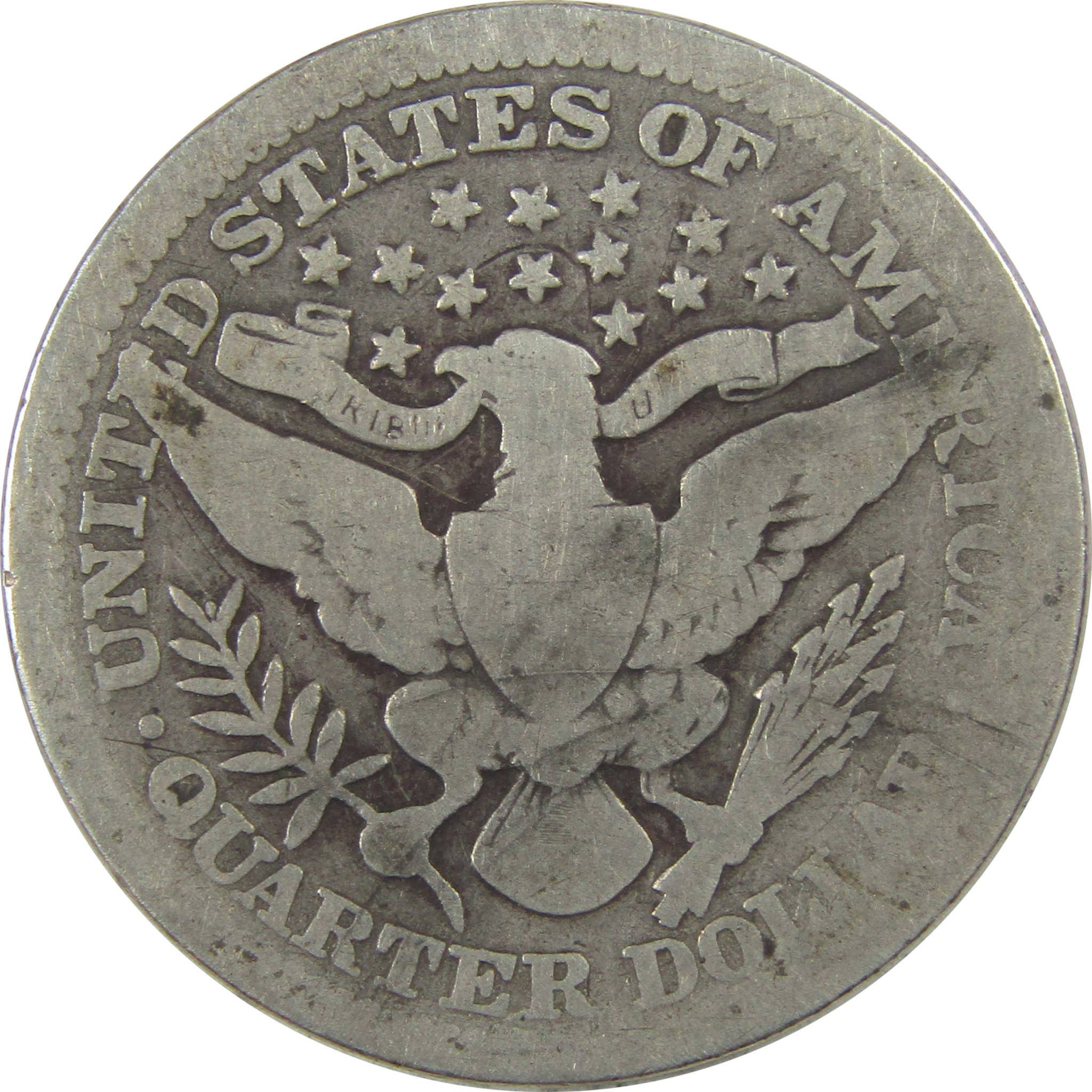 1905 Barber Quarter AG About Good Silver 25c Coin SKU:I21812