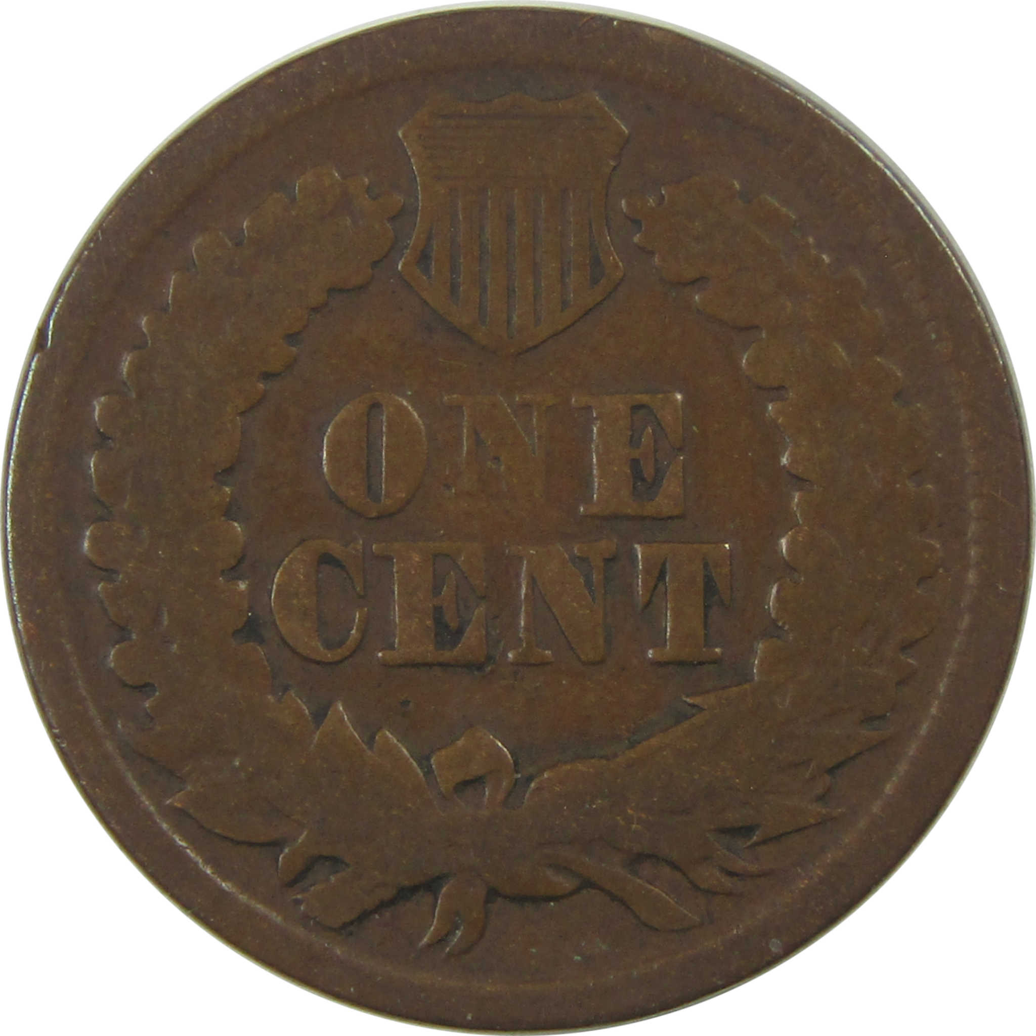 1866 Indian Head Cent G Good Details Penny 1c Coin SKU:I22029
